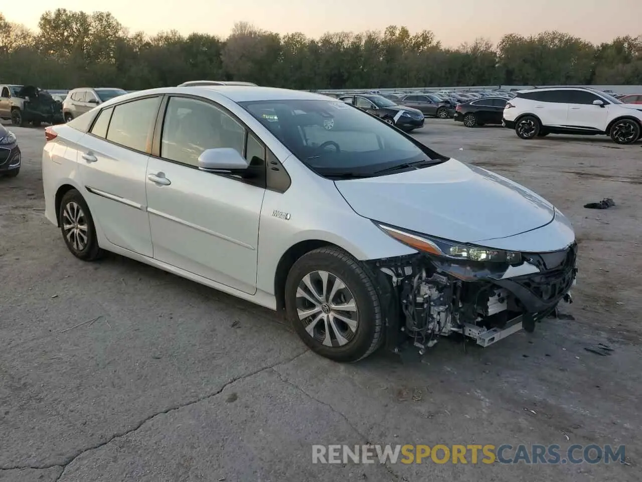 4 fotografías del automóvil dañado JTDKAMFPXN3199680 TOYOTA PRIUS 2022