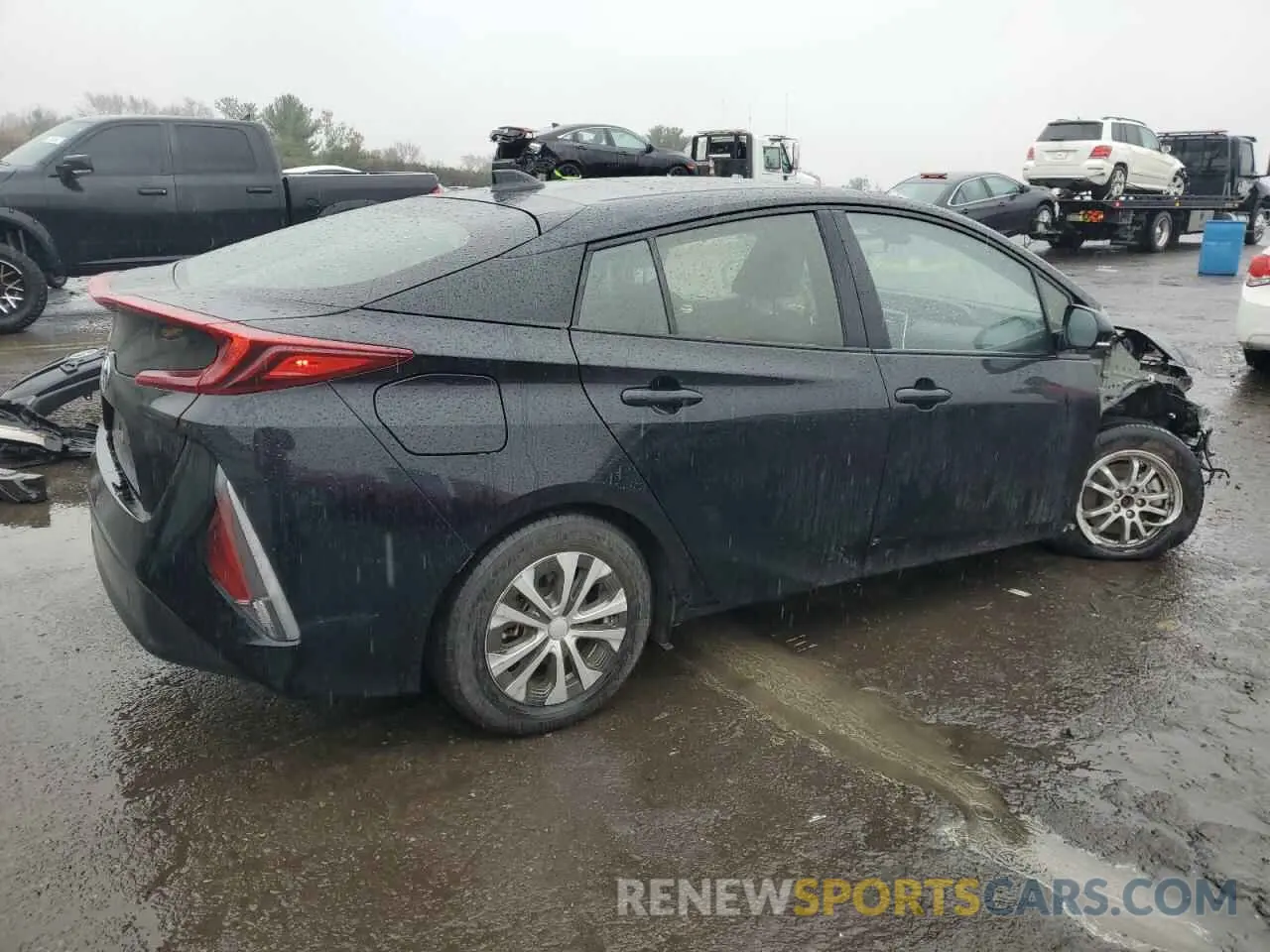 3 fotografías del automóvil dañado JTDKAMFPXN3210743 TOYOTA PRIUS 2022