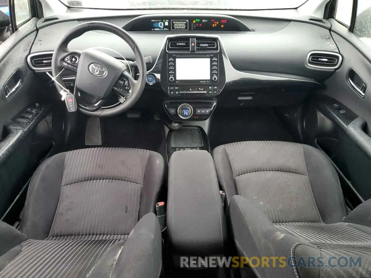 8 fotografías del automóvil dañado JTDKAMFPXN3210743 TOYOTA PRIUS 2022