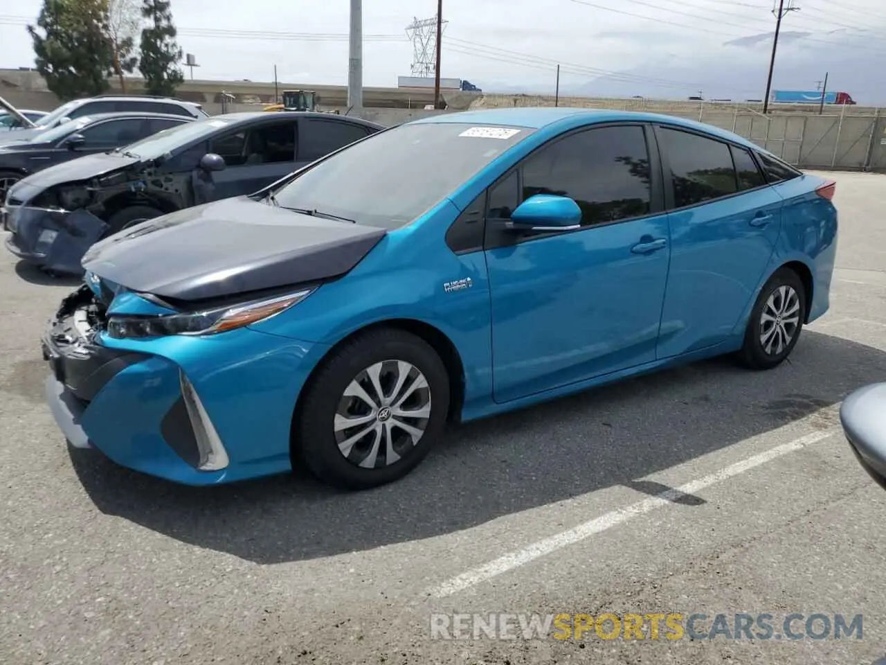 1 fotografías del automóvil dañado JTDKAMFPXN3212119 TOYOTA PRIUS 2022
