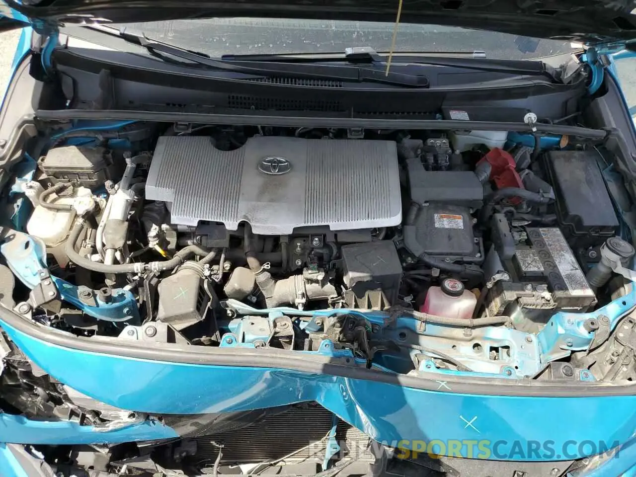 11 fotografías del automóvil dañado JTDKAMFPXN3212119 TOYOTA PRIUS 2022