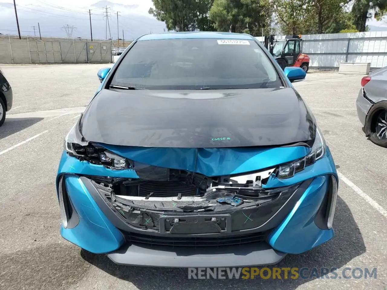5 fotografías del automóvil dañado JTDKAMFPXN3212119 TOYOTA PRIUS 2022