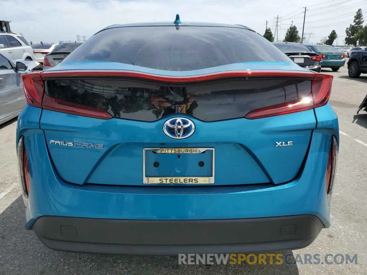 6 fotografías del automóvil dañado JTDKAMFPXN3212119 TOYOTA PRIUS 2022