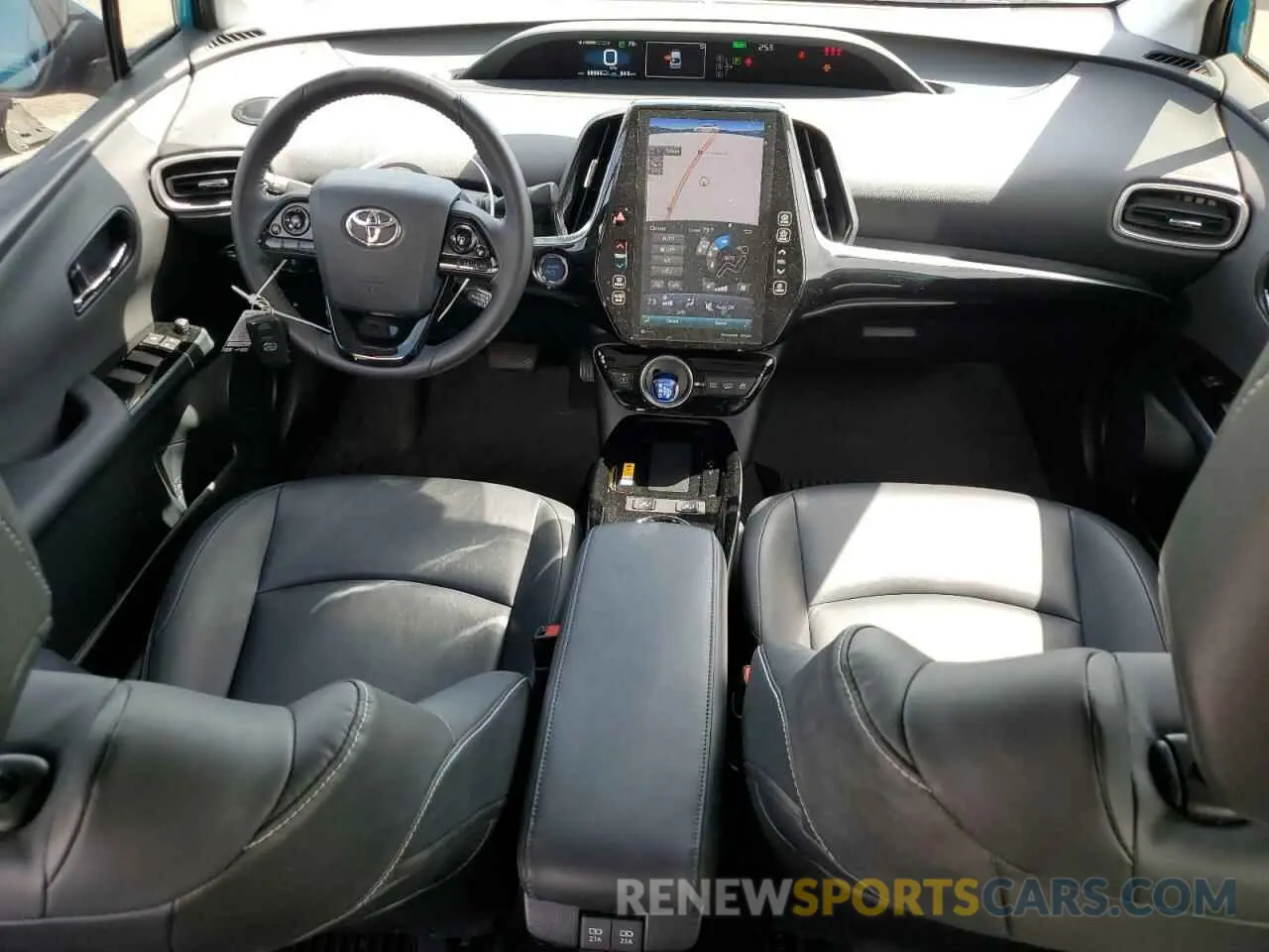 8 fotografías del automóvil dañado JTDKAMFPXN3212119 TOYOTA PRIUS 2022