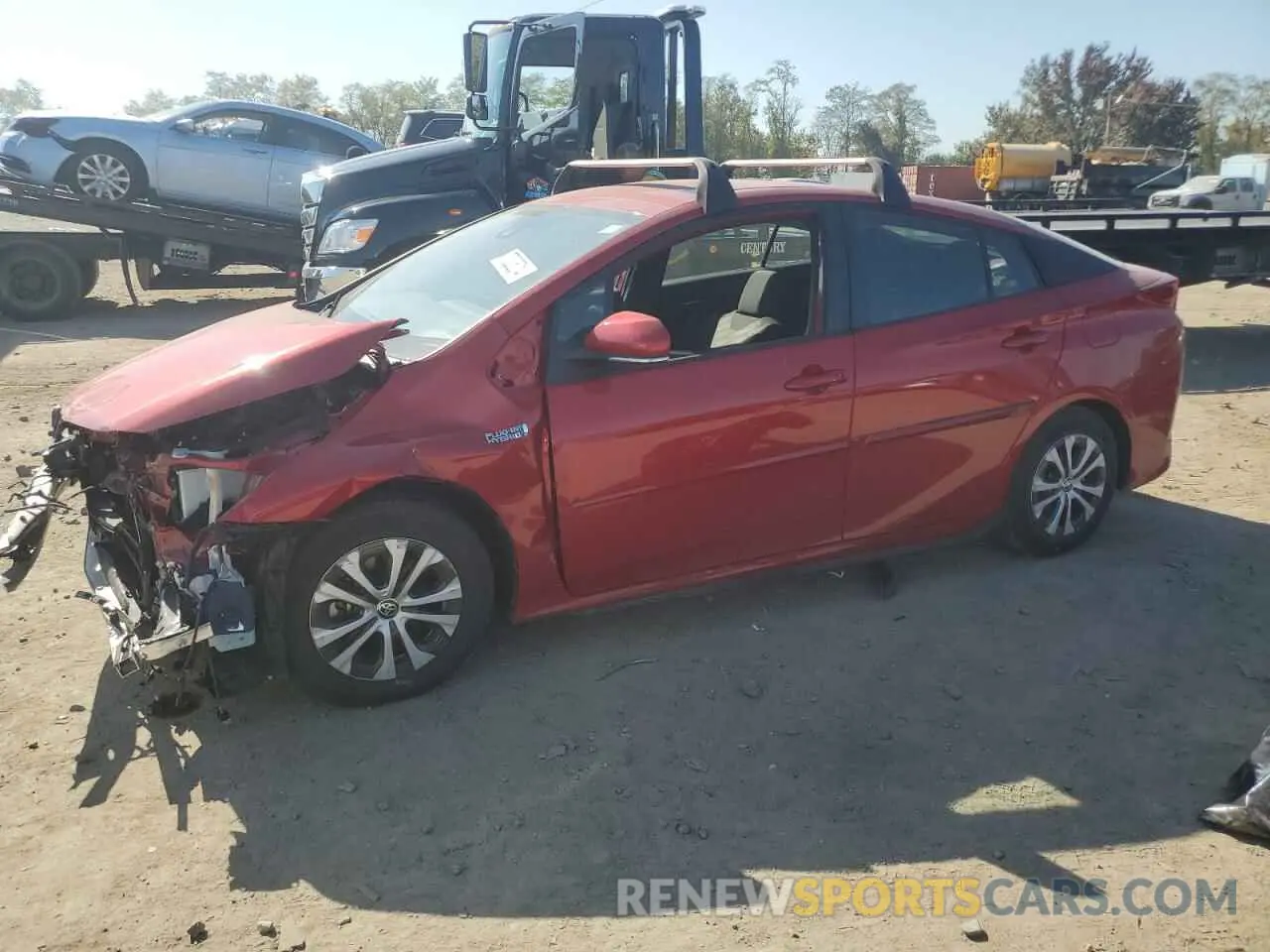 1 fotografías del automóvil dañado JTDKAMFPXN3218826 TOYOTA PRIUS 2022