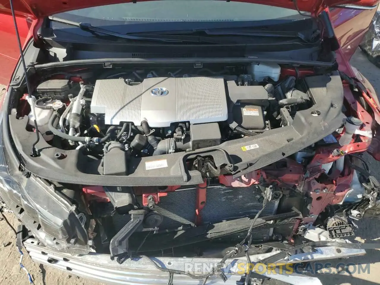 11 fotografías del automóvil dañado JTDKAMFPXN3218826 TOYOTA PRIUS 2022