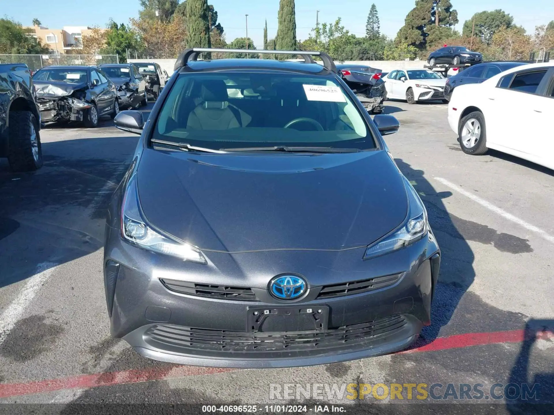 12 fotografías del automóvil dañado JTDKAMFU0N3181310 TOYOTA PRIUS 2022