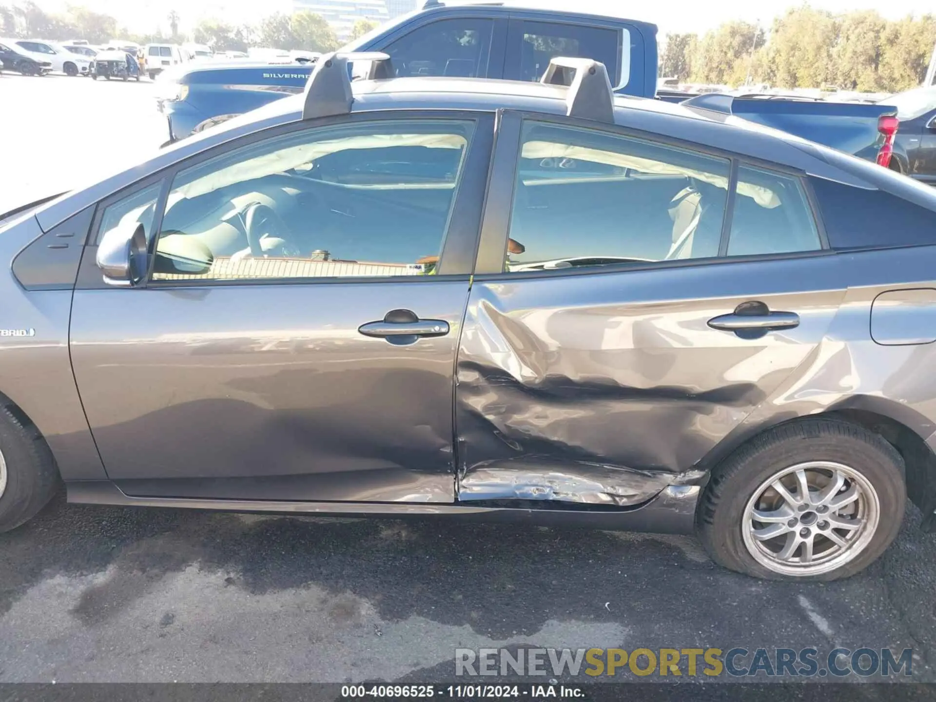14 fotografías del automóvil dañado JTDKAMFU0N3181310 TOYOTA PRIUS 2022