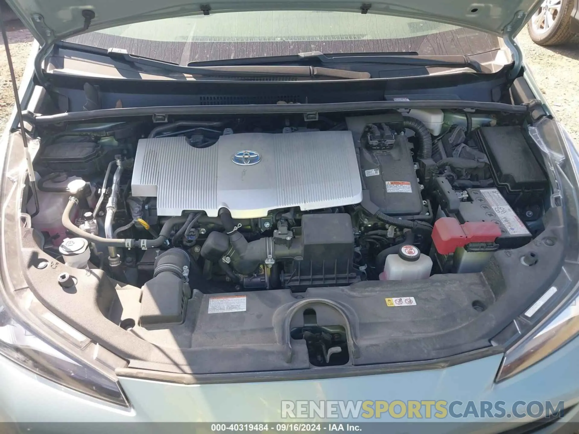 10 fotografías del automóvil dañado JTDKAMFU0N3189486 TOYOTA PRIUS 2022