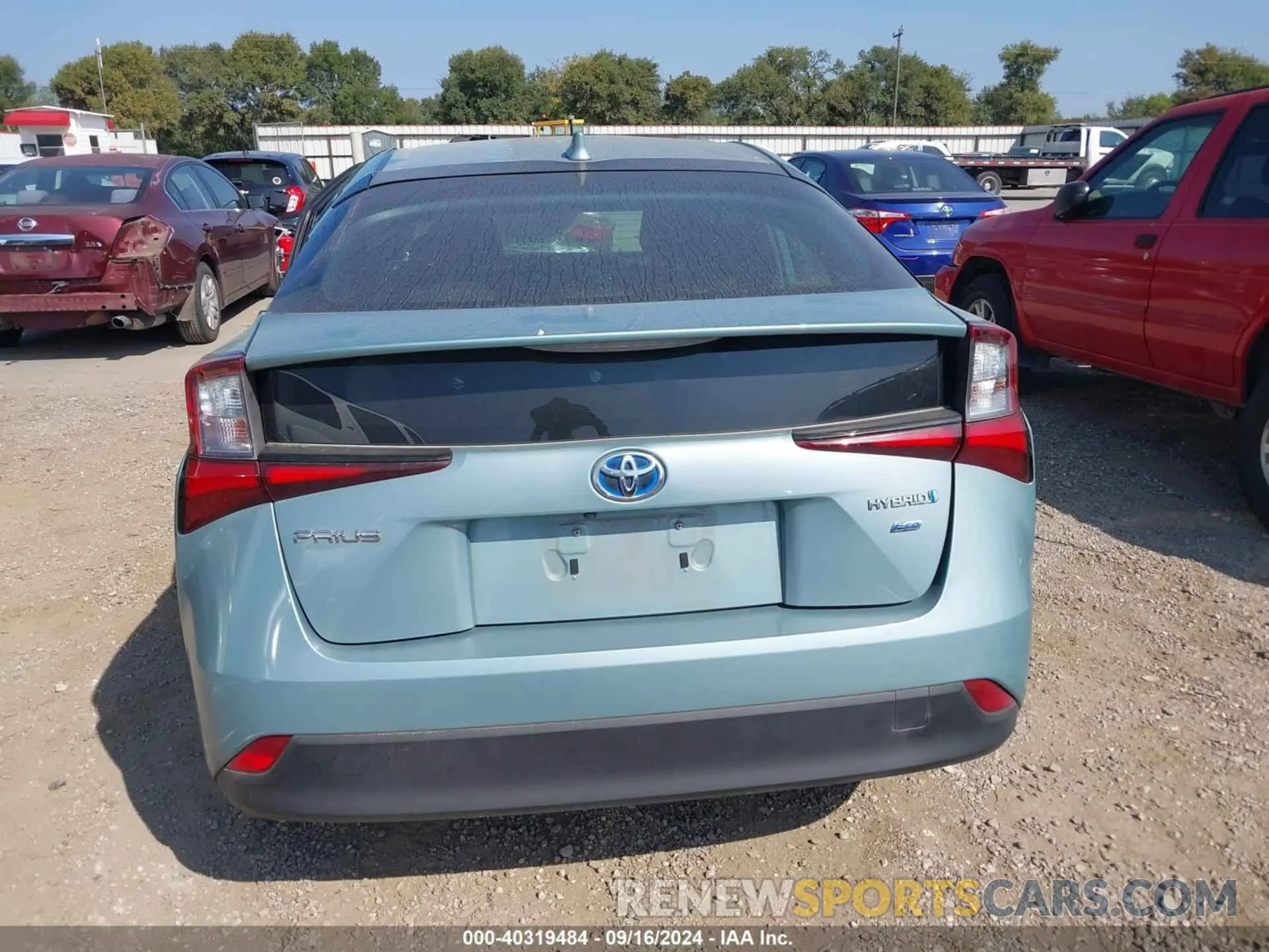 16 fotografías del automóvil dañado JTDKAMFU0N3189486 TOYOTA PRIUS 2022