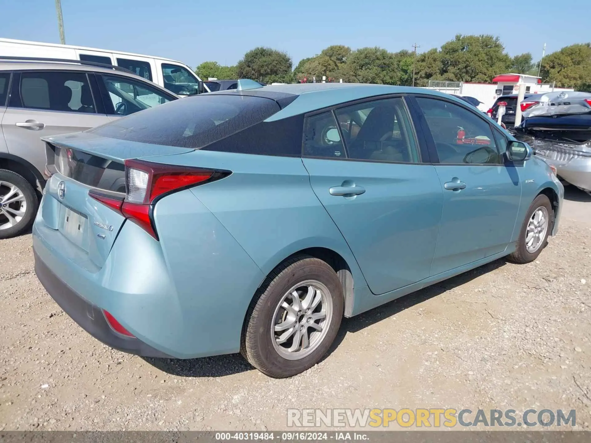 4 fotografías del automóvil dañado JTDKAMFU0N3189486 TOYOTA PRIUS 2022
