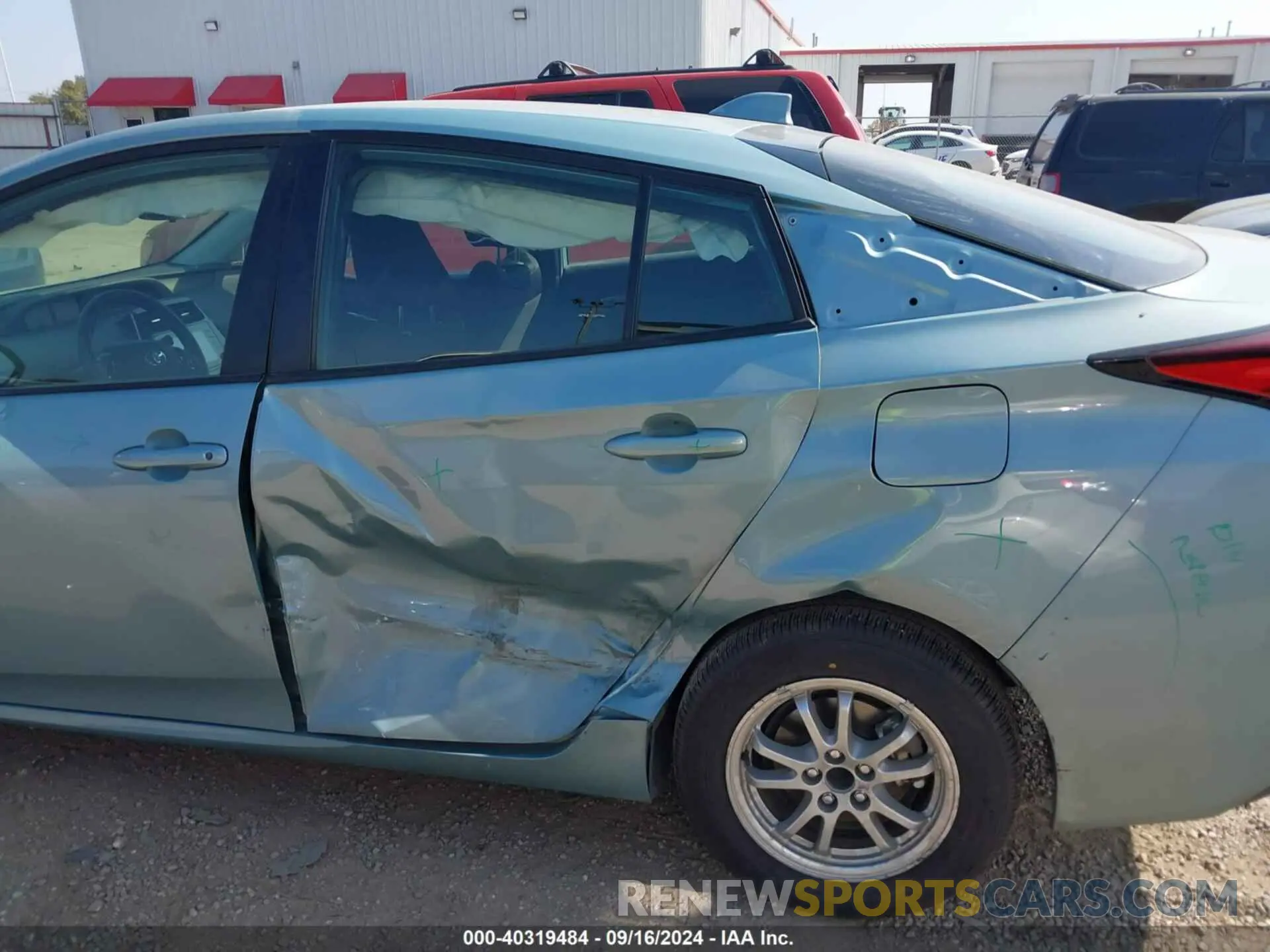 6 fotografías del automóvil dañado JTDKAMFU0N3189486 TOYOTA PRIUS 2022