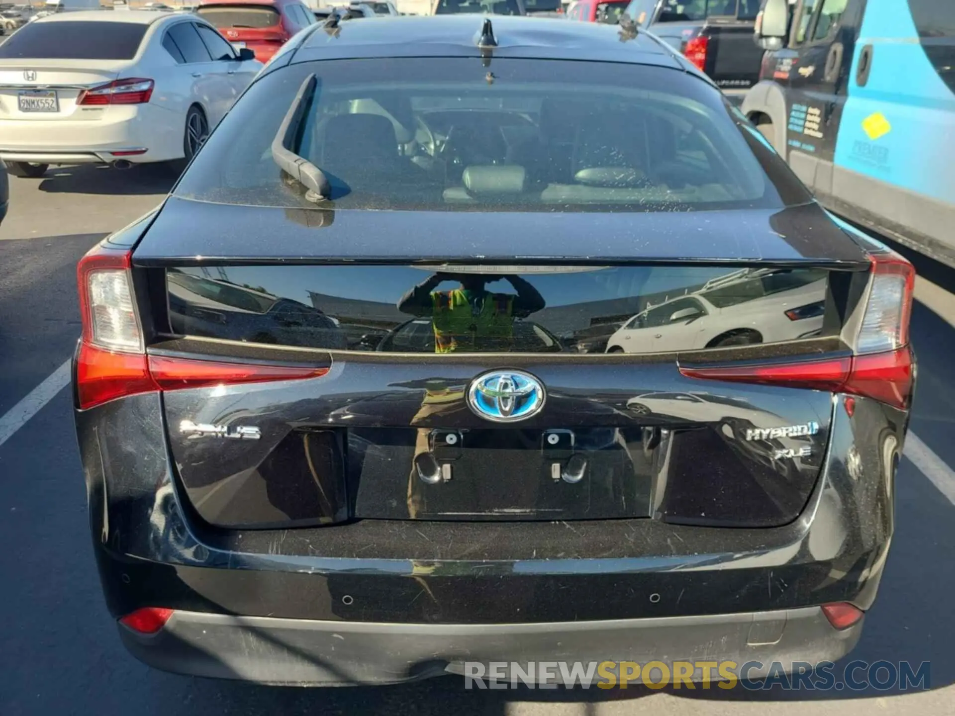 10 fotografías del automóvil dañado JTDKAMFU1N3160899 TOYOTA PRIUS 2022