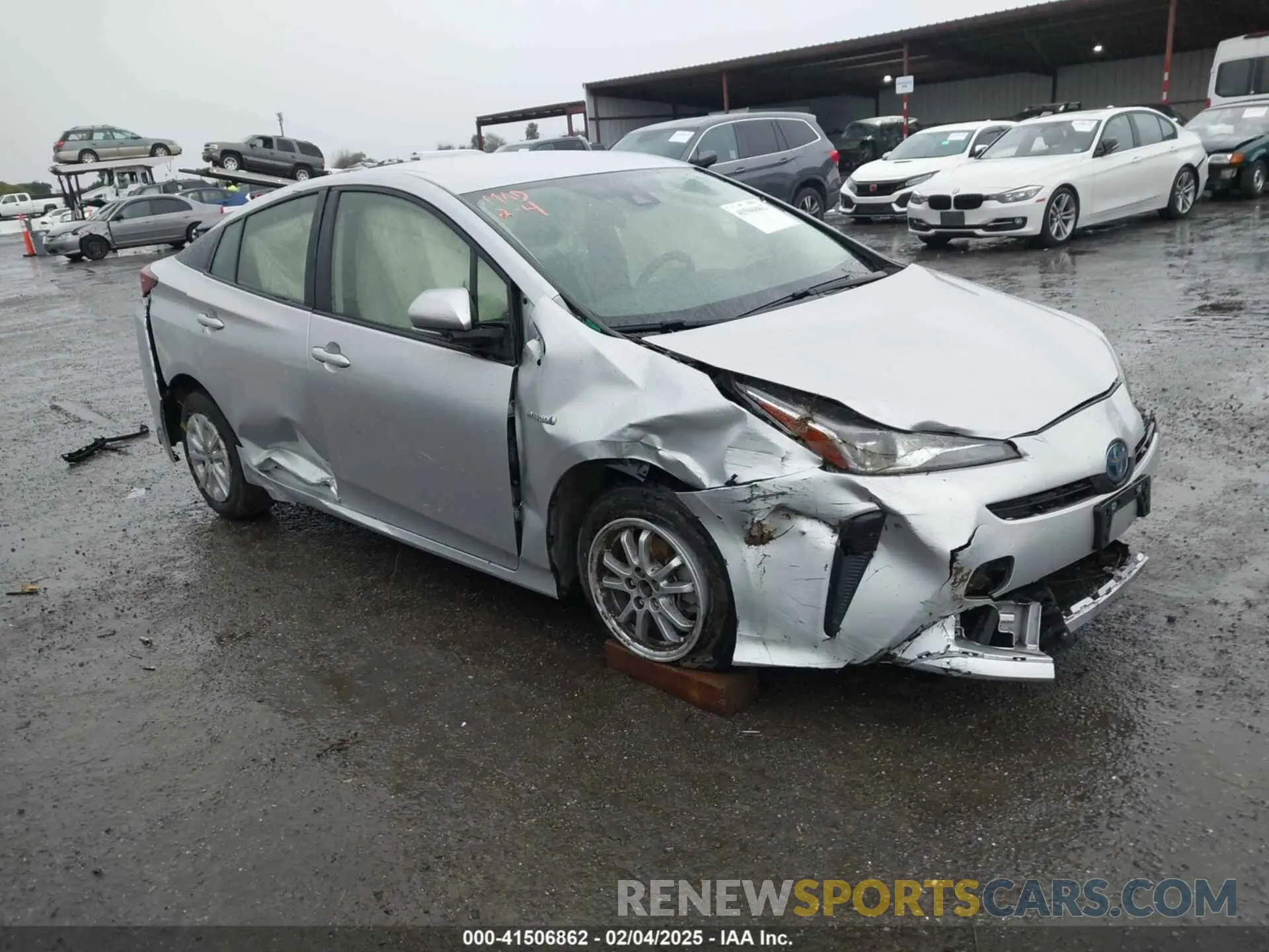 1 fotografías del automóvil dañado JTDKAMFU1N3177055 TOYOTA PRIUS 2022