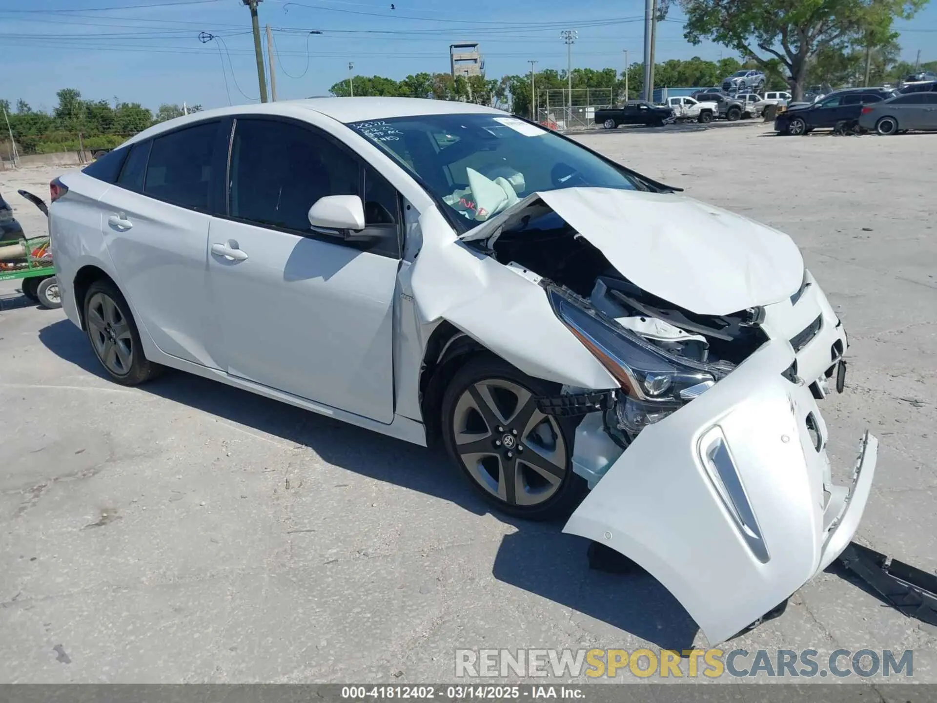 1 fotografías del automóvil dañado JTDKAMFU1N3177444 TOYOTA PRIUS 2022