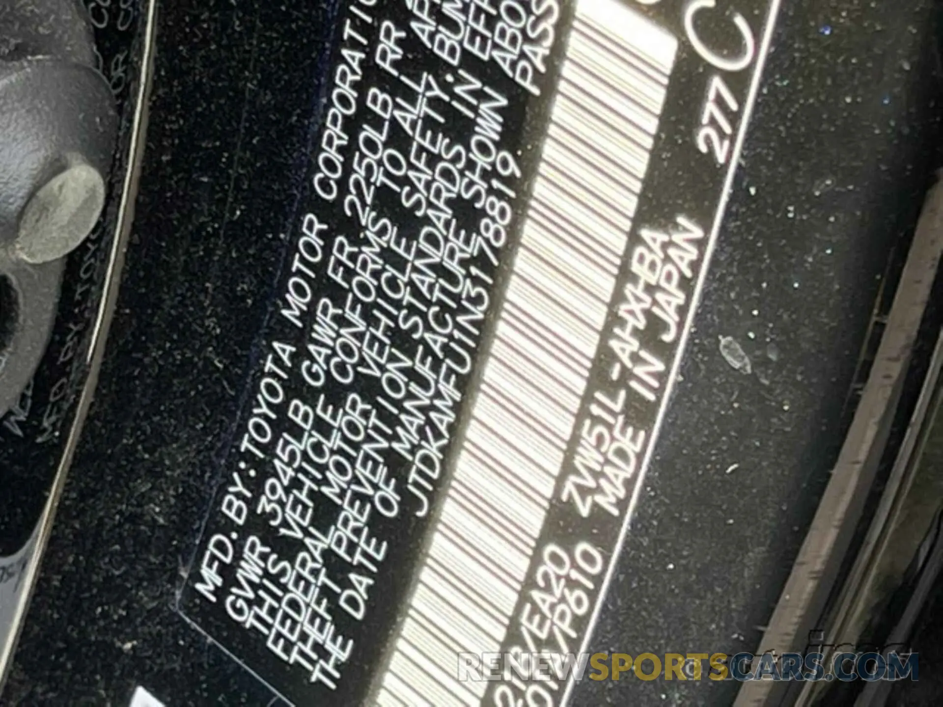 6 fotografías del automóvil dañado JTDKAMFU1N3178819 TOYOTA PRIUS 2022