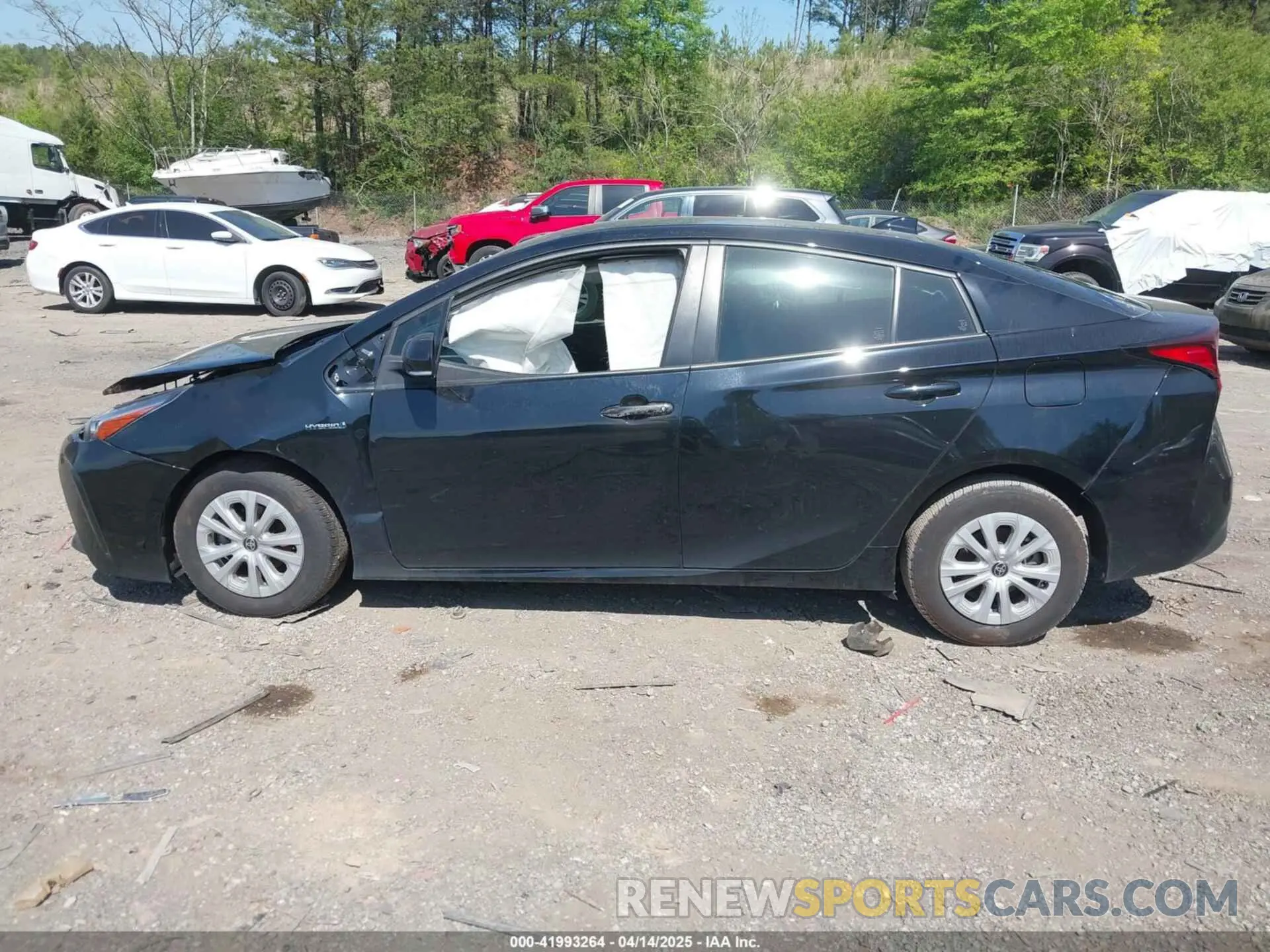 13 fotografías del automóvil dañado JTDKAMFU1N3182790 TOYOTA PRIUS 2022