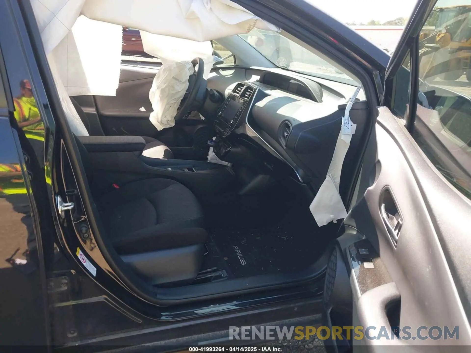 5 fotografías del automóvil dañado JTDKAMFU1N3182790 TOYOTA PRIUS 2022