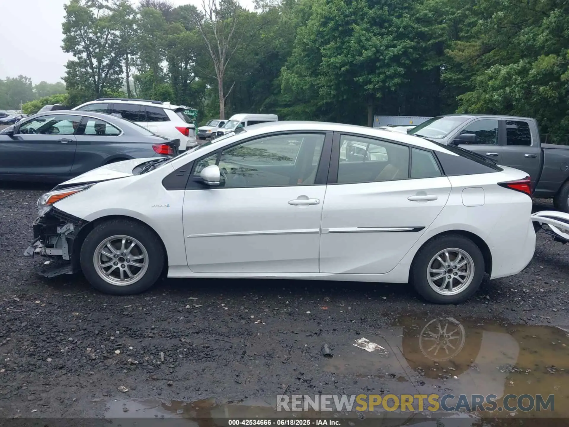 15 fotografías del automóvil dañado JTDKAMFU2N3167148 TOYOTA PRIUS 2022