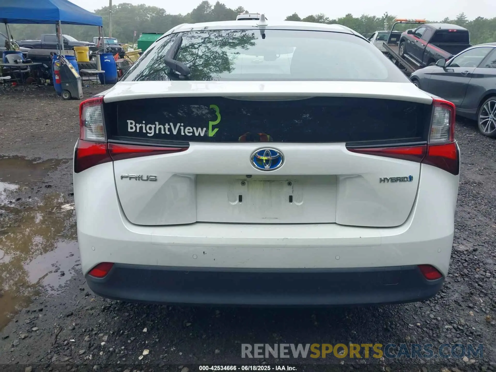 17 fotografías del automóvil dañado JTDKAMFU2N3167148 TOYOTA PRIUS 2022