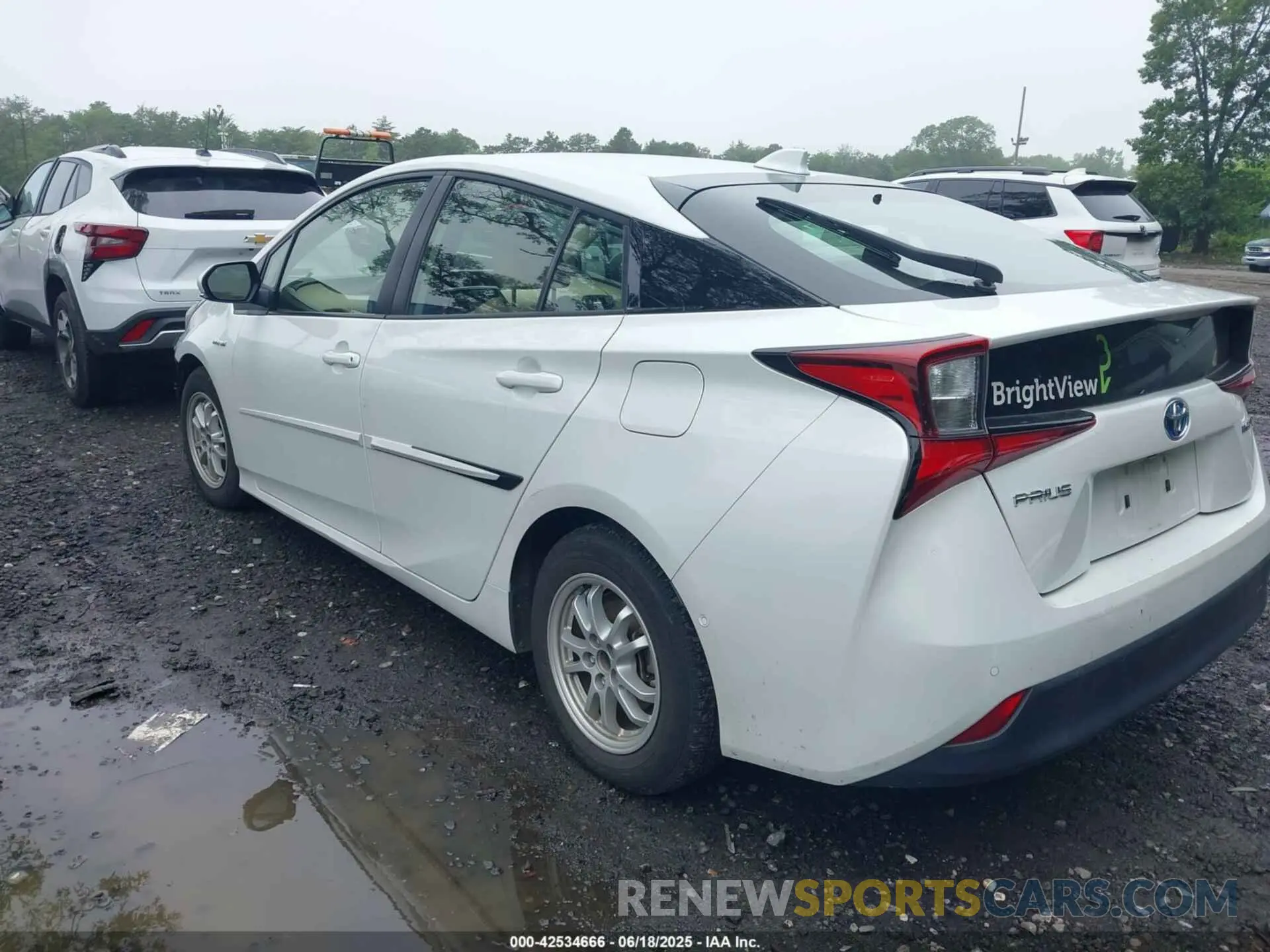 3 fotografías del automóvil dañado JTDKAMFU2N3167148 TOYOTA PRIUS 2022