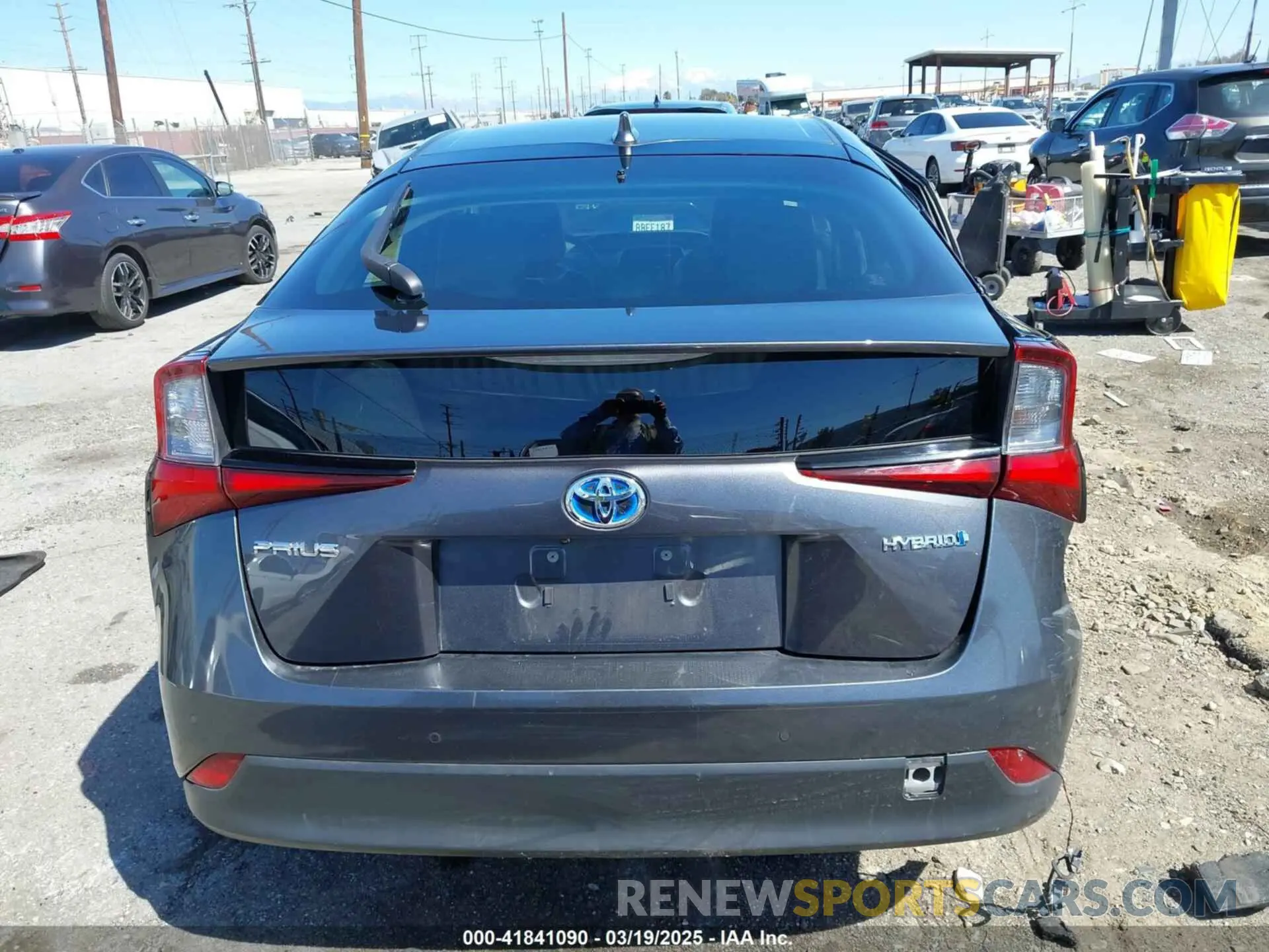 15 fotografías del automóvil dañado JTDKAMFU2N3172026 TOYOTA PRIUS 2022