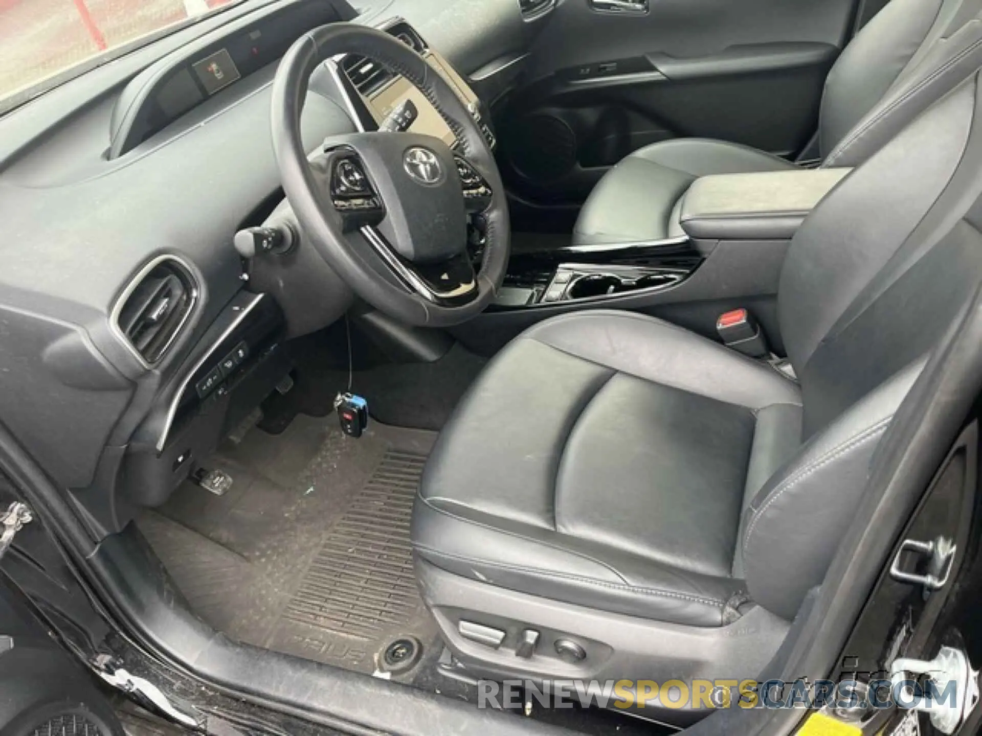 2 fotografías del automóvil dañado JTDKAMFU2N3180319 TOYOTA PRIUS 2022