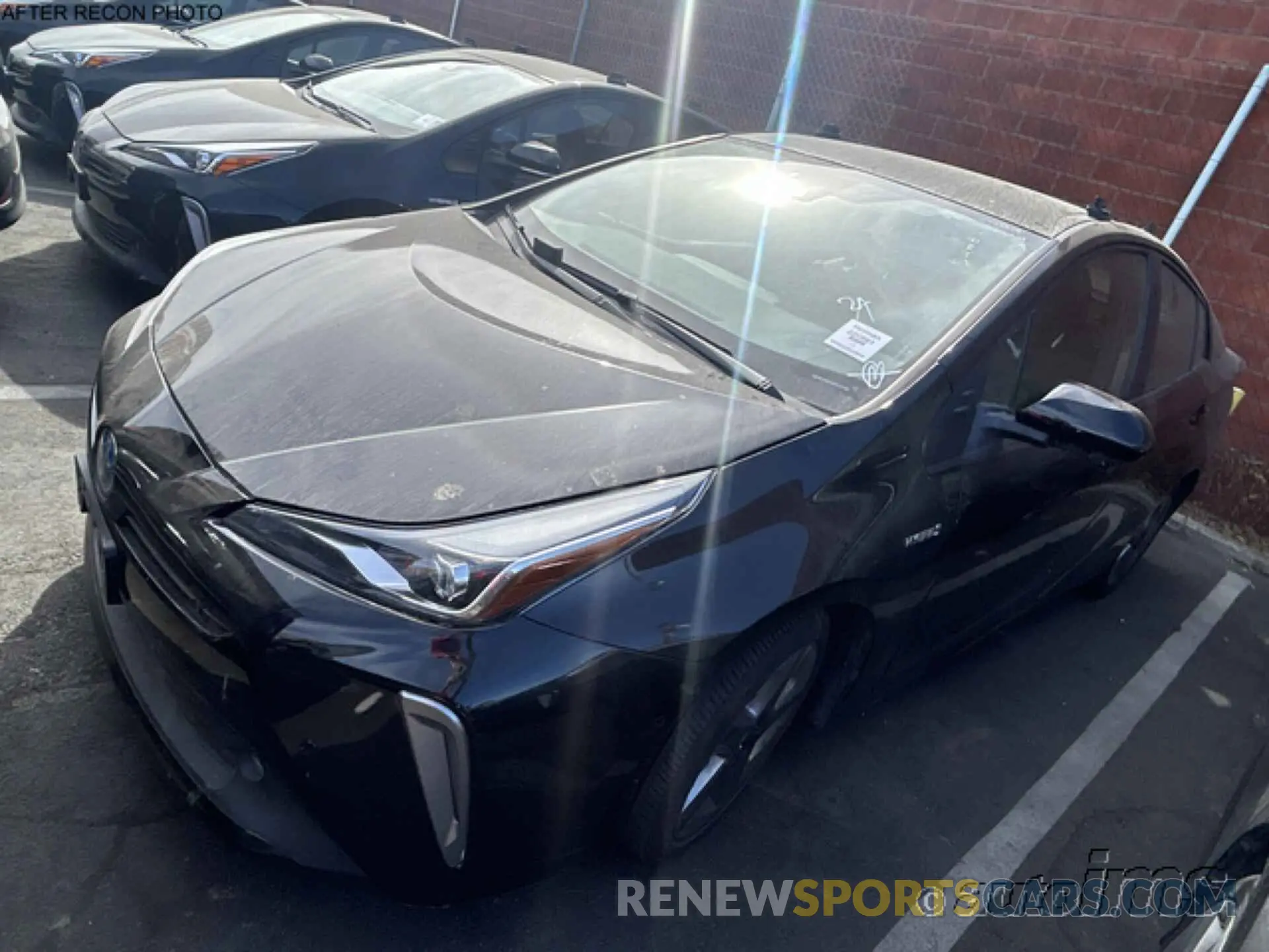 5 fotografías del automóvil dañado JTDKAMFU2N3180319 TOYOTA PRIUS 2022