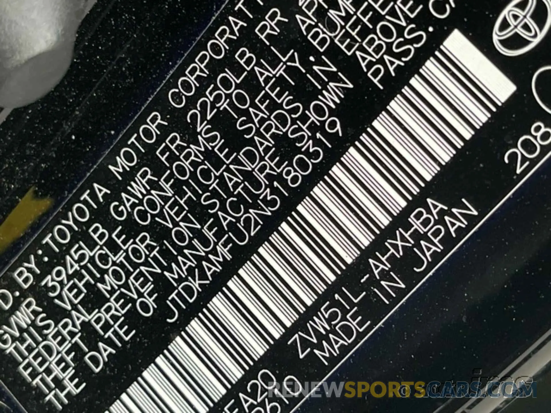 9 fotografías del automóvil dañado JTDKAMFU2N3180319 TOYOTA PRIUS 2022