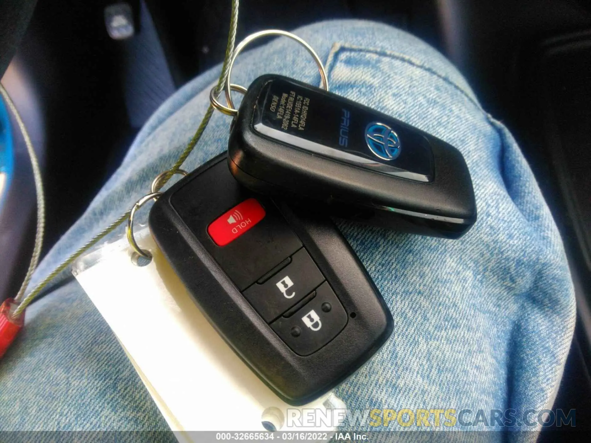 11 fotografías del automóvil dañado JTDKAMFU3N3164808 TOYOTA PRIUS 2022