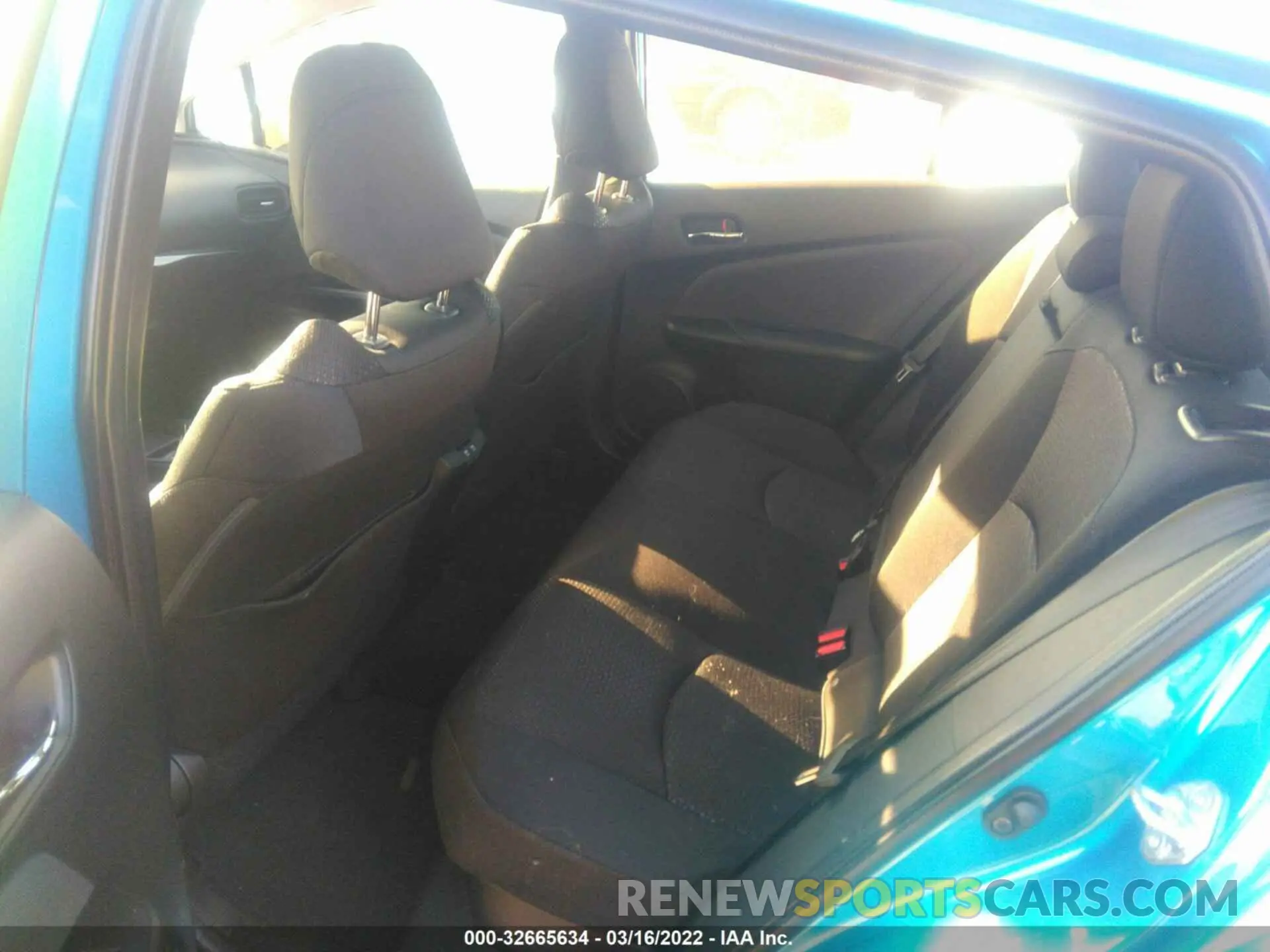 8 fotografías del automóvil dañado JTDKAMFU3N3164808 TOYOTA PRIUS 2022