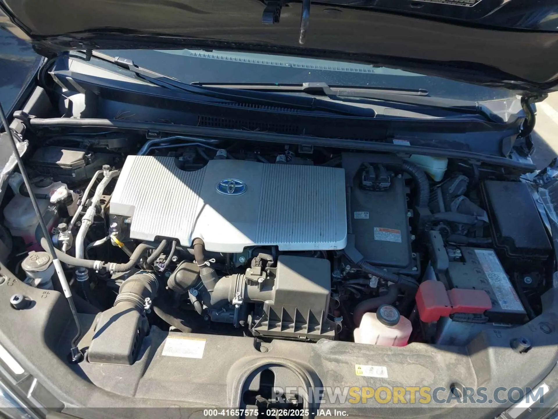 10 fotografías del automóvil dañado JTDKAMFU3N3165036 TOYOTA PRIUS 2022
