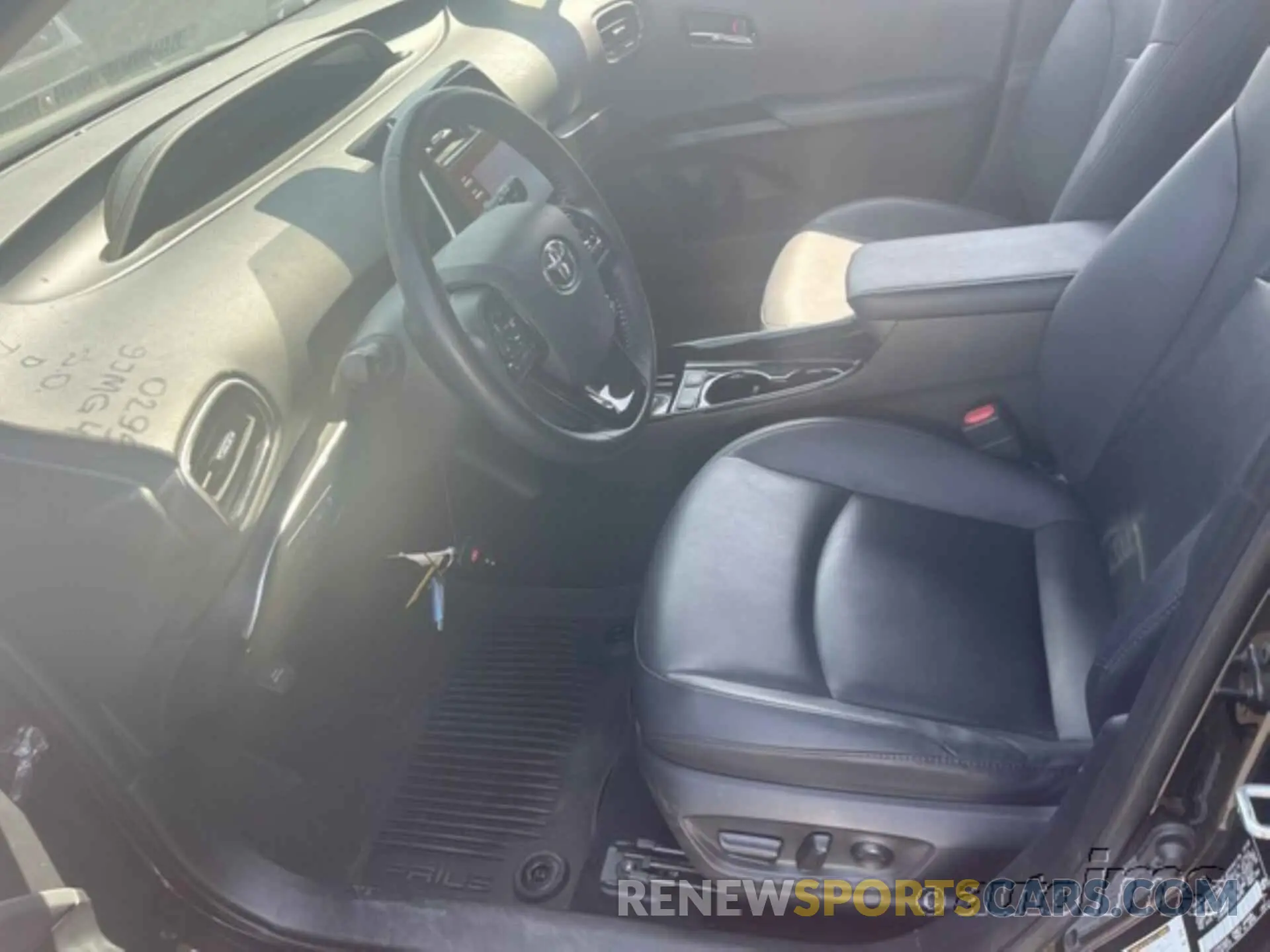 6 fotografías del automóvil dañado JTDKAMFU3N3180295 TOYOTA PRIUS 2022