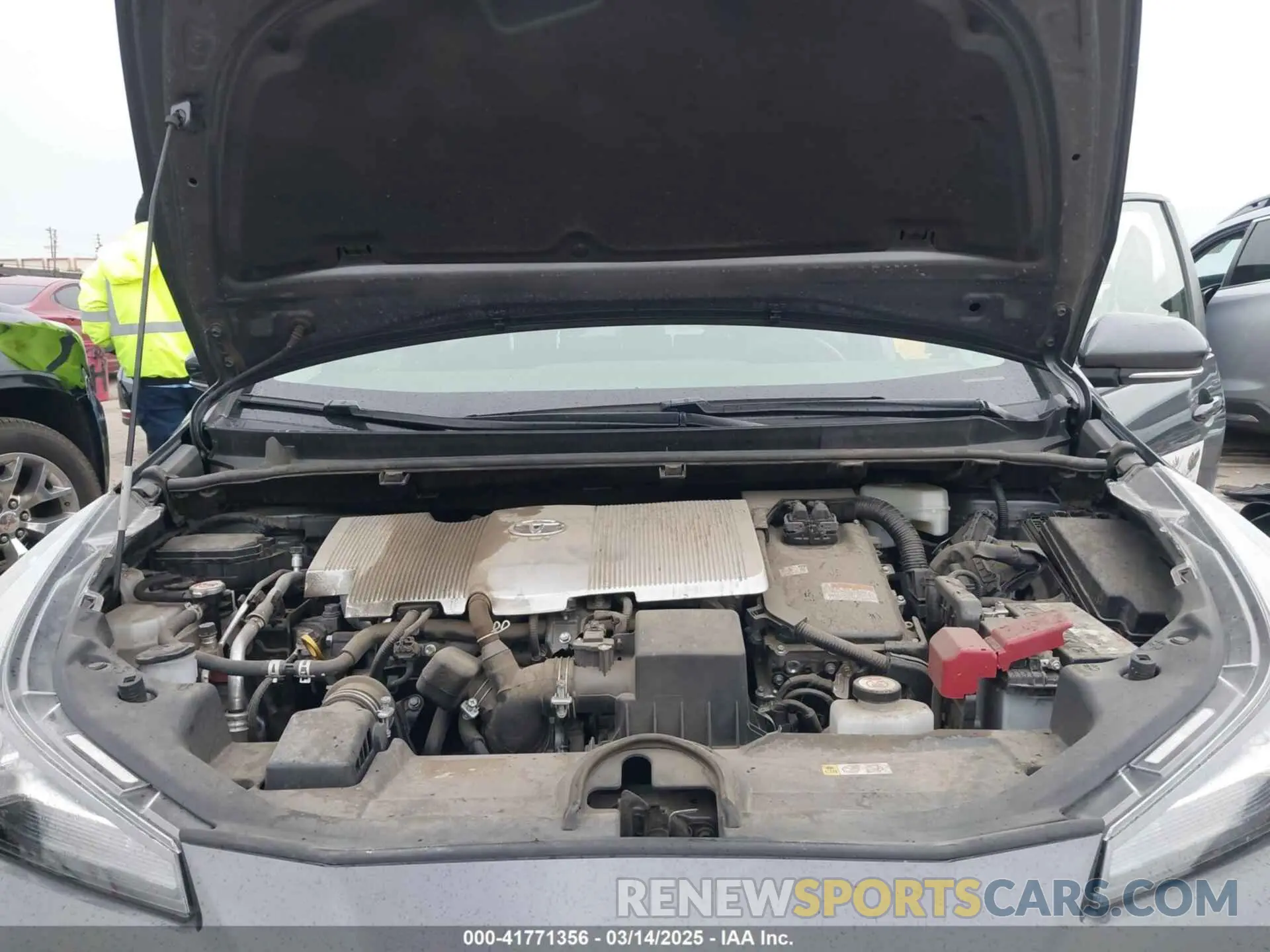 10 fotografías del automóvil dañado JTDKAMFU3N3190079 TOYOTA PRIUS 2022
