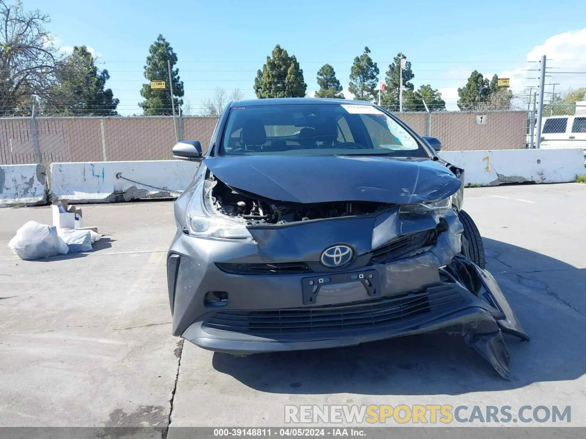 6 fotografías del automóvil dañado JTDKAMFU4N3177258 TOYOTA PRIUS 2022