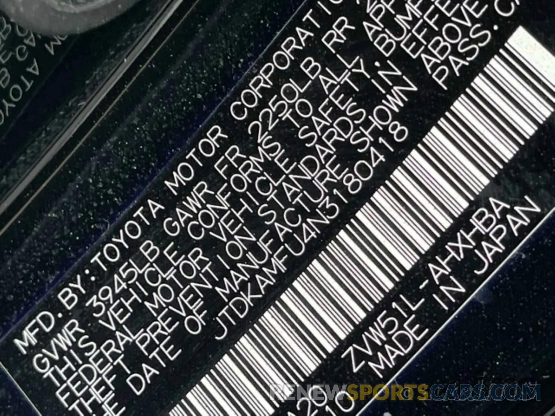 7 fotografías del automóvil dañado JTDKAMFU4N3180418 TOYOTA PRIUS 2022