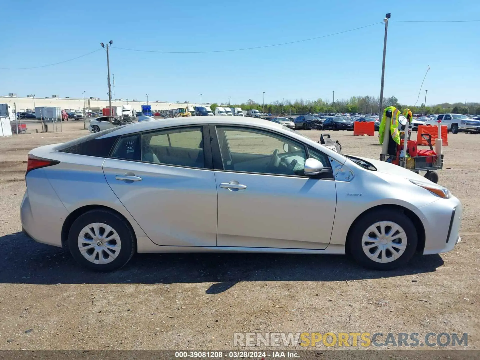 13 fotografías del automóvil dañado JTDKAMFU5N3178967 TOYOTA PRIUS 2022