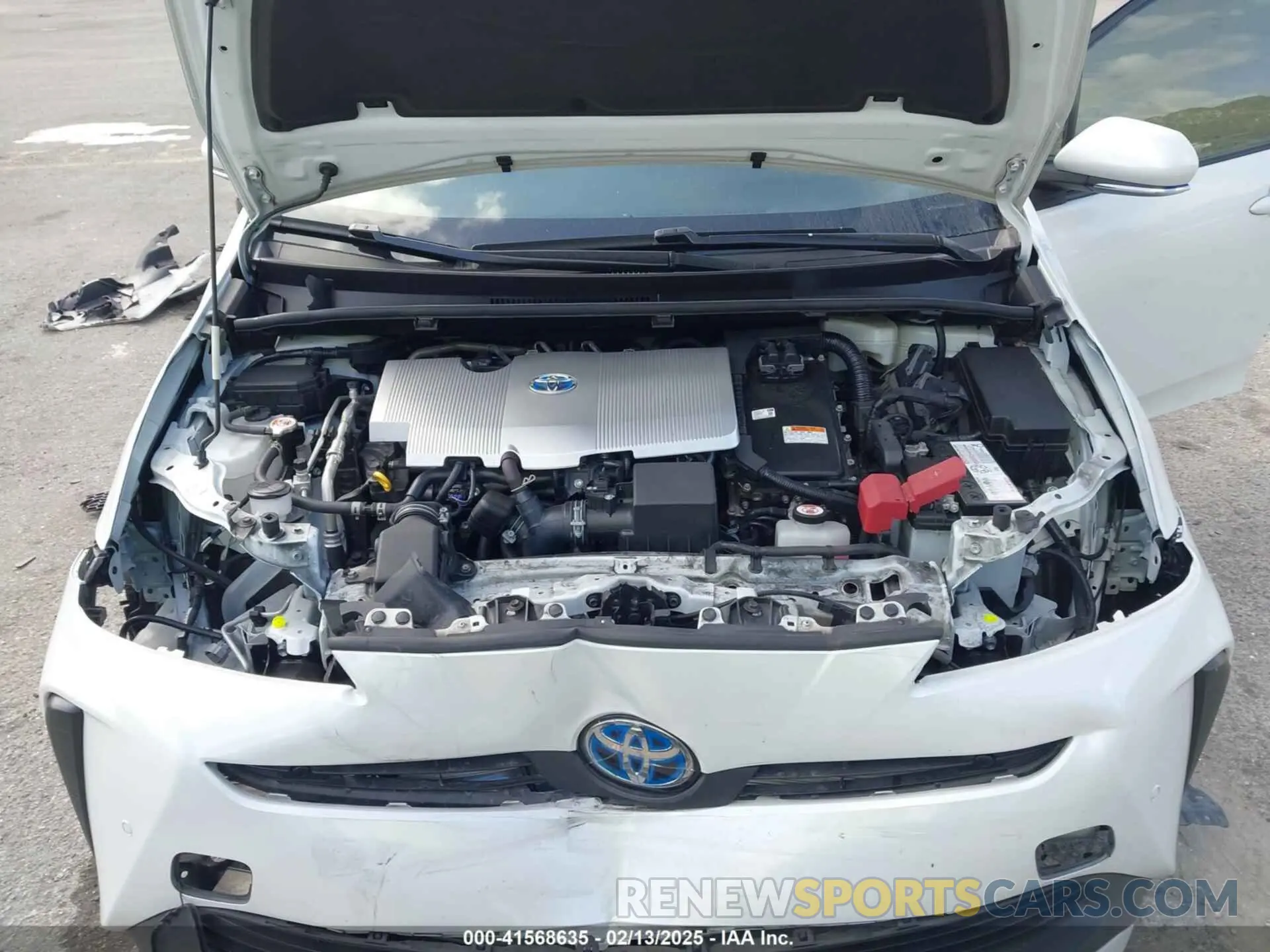 10 fotografías del automóvil dañado JTDKAMFU5N3181724 TOYOTA PRIUS 2022