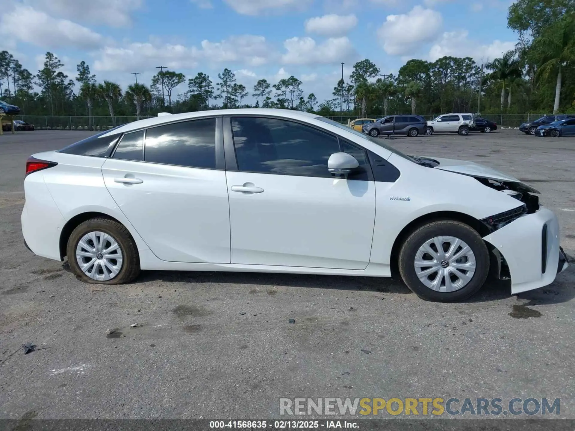 14 fotografías del automóvil dañado JTDKAMFU5N3181724 TOYOTA PRIUS 2022