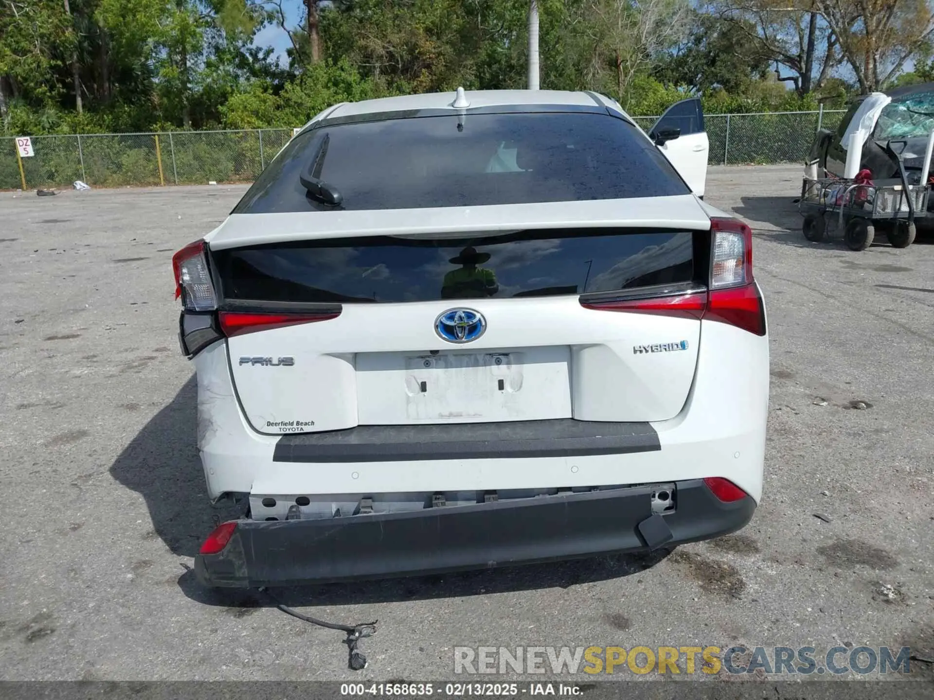 17 fotografías del automóvil dañado JTDKAMFU5N3181724 TOYOTA PRIUS 2022