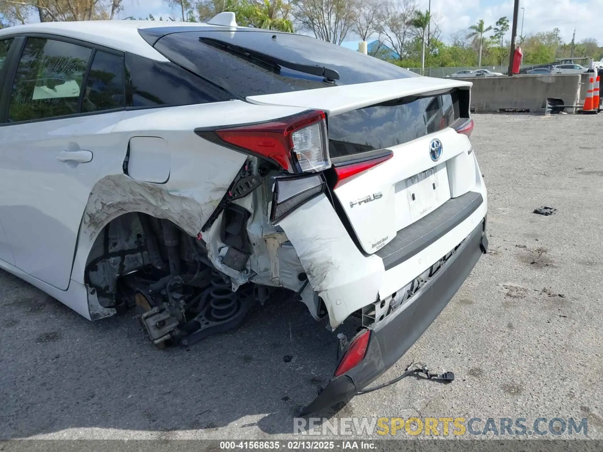 6 fotografías del automóvil dañado JTDKAMFU5N3181724 TOYOTA PRIUS 2022
