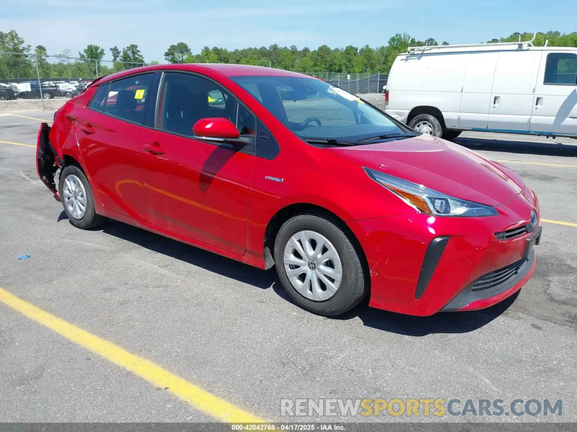 1 fotografías del automóvil dañado JTDKAMFU6N3158307 TOYOTA PRIUS 2022