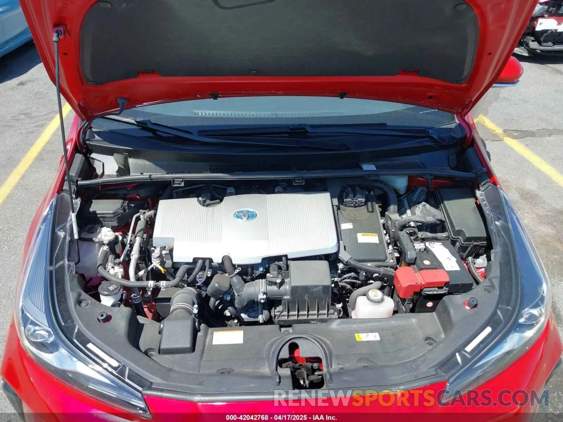10 fotografías del automóvil dañado JTDKAMFU6N3158307 TOYOTA PRIUS 2022