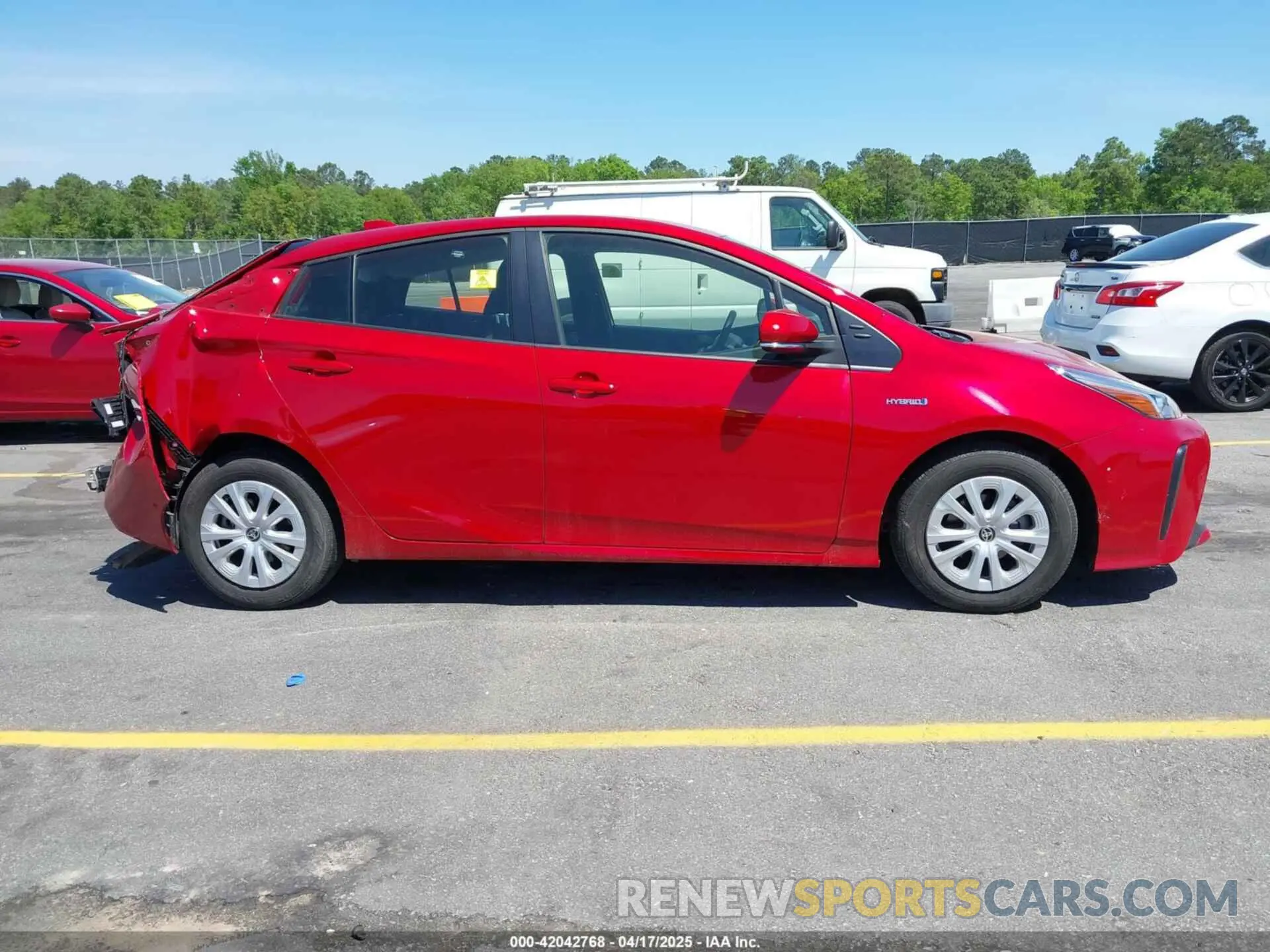 13 fotografías del automóvil dañado JTDKAMFU6N3158307 TOYOTA PRIUS 2022