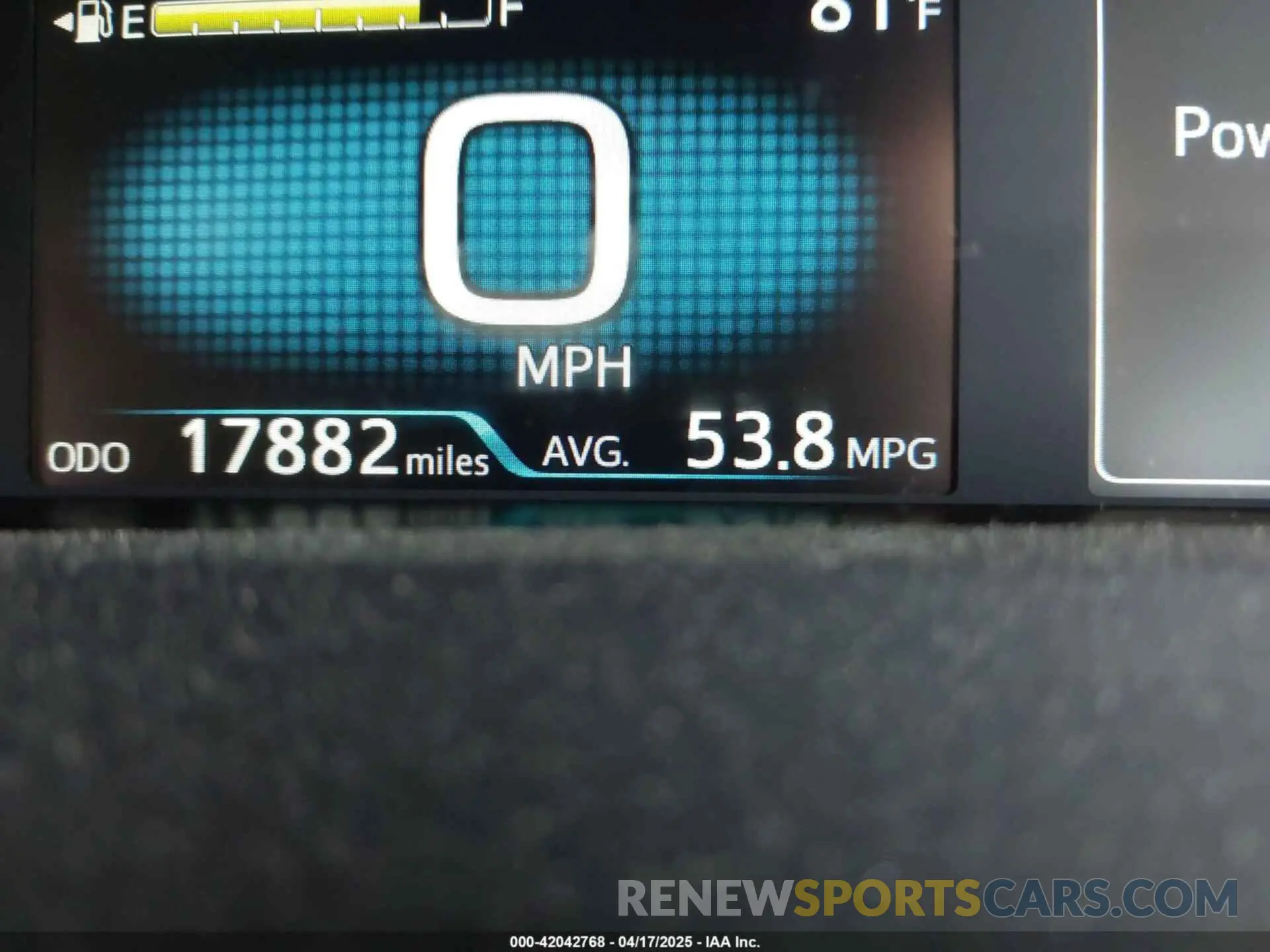 15 fotografías del automóvil dañado JTDKAMFU6N3158307 TOYOTA PRIUS 2022