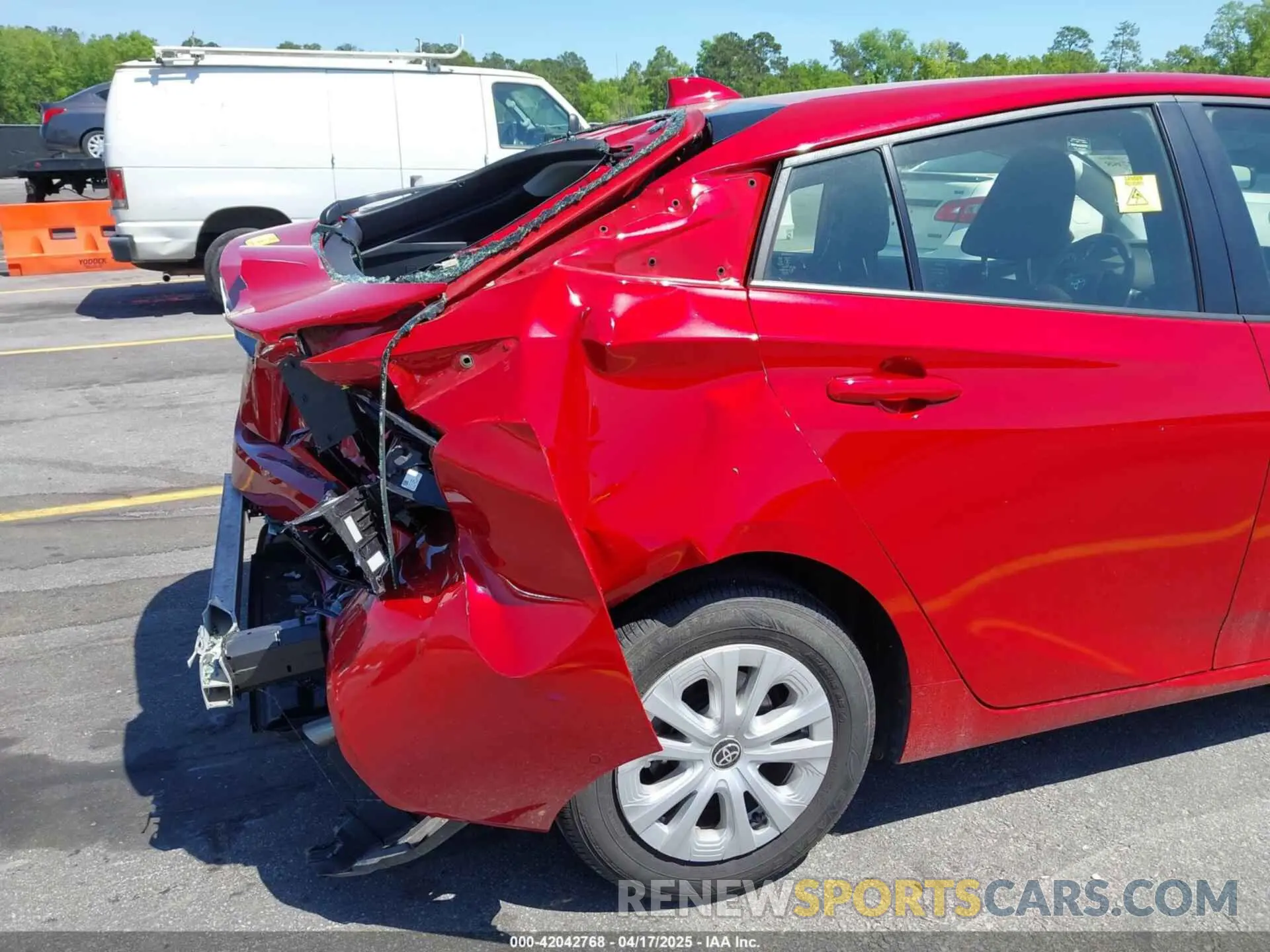 18 fotografías del automóvil dañado JTDKAMFU6N3158307 TOYOTA PRIUS 2022