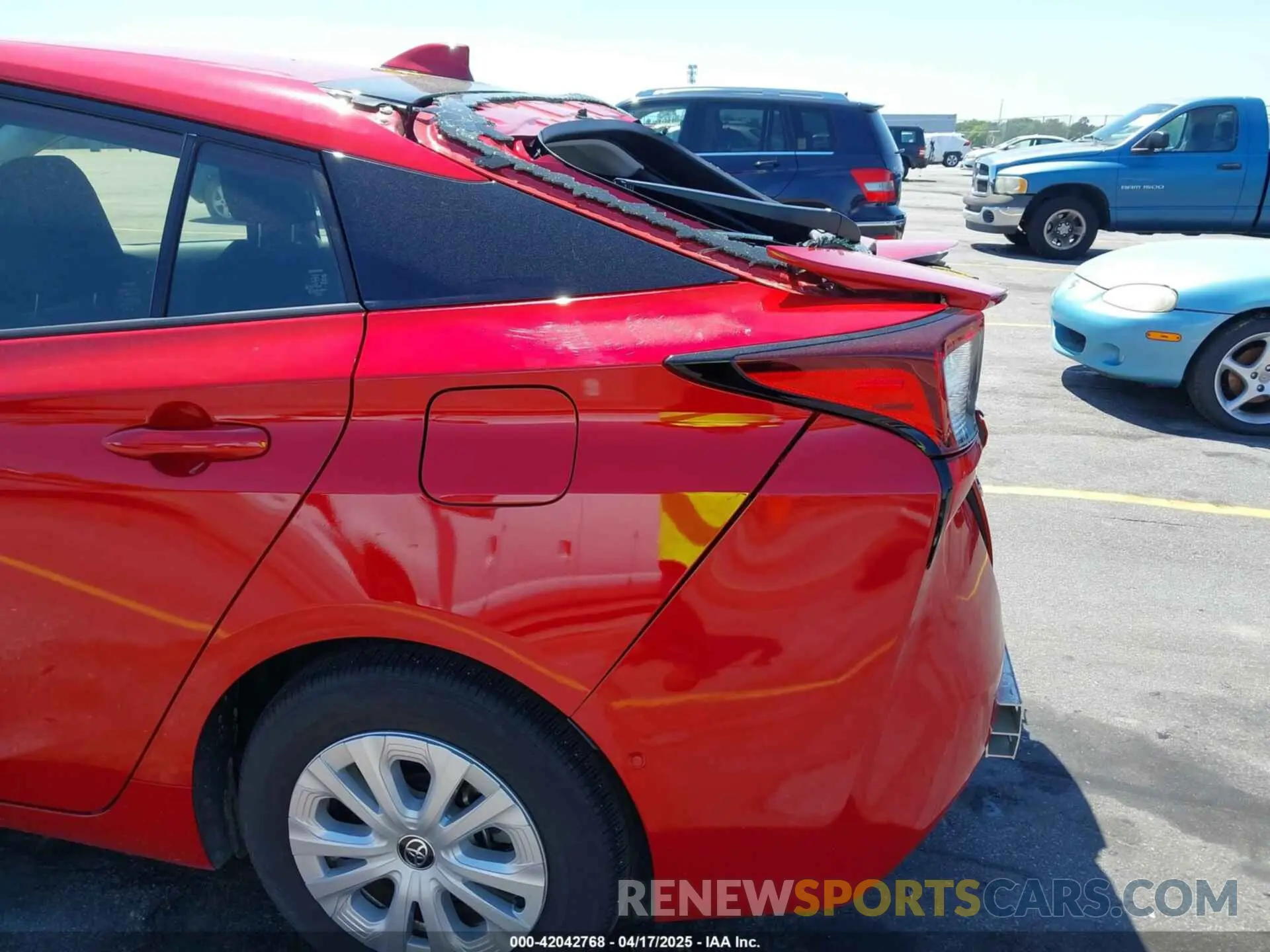 19 fotografías del automóvil dañado JTDKAMFU6N3158307 TOYOTA PRIUS 2022