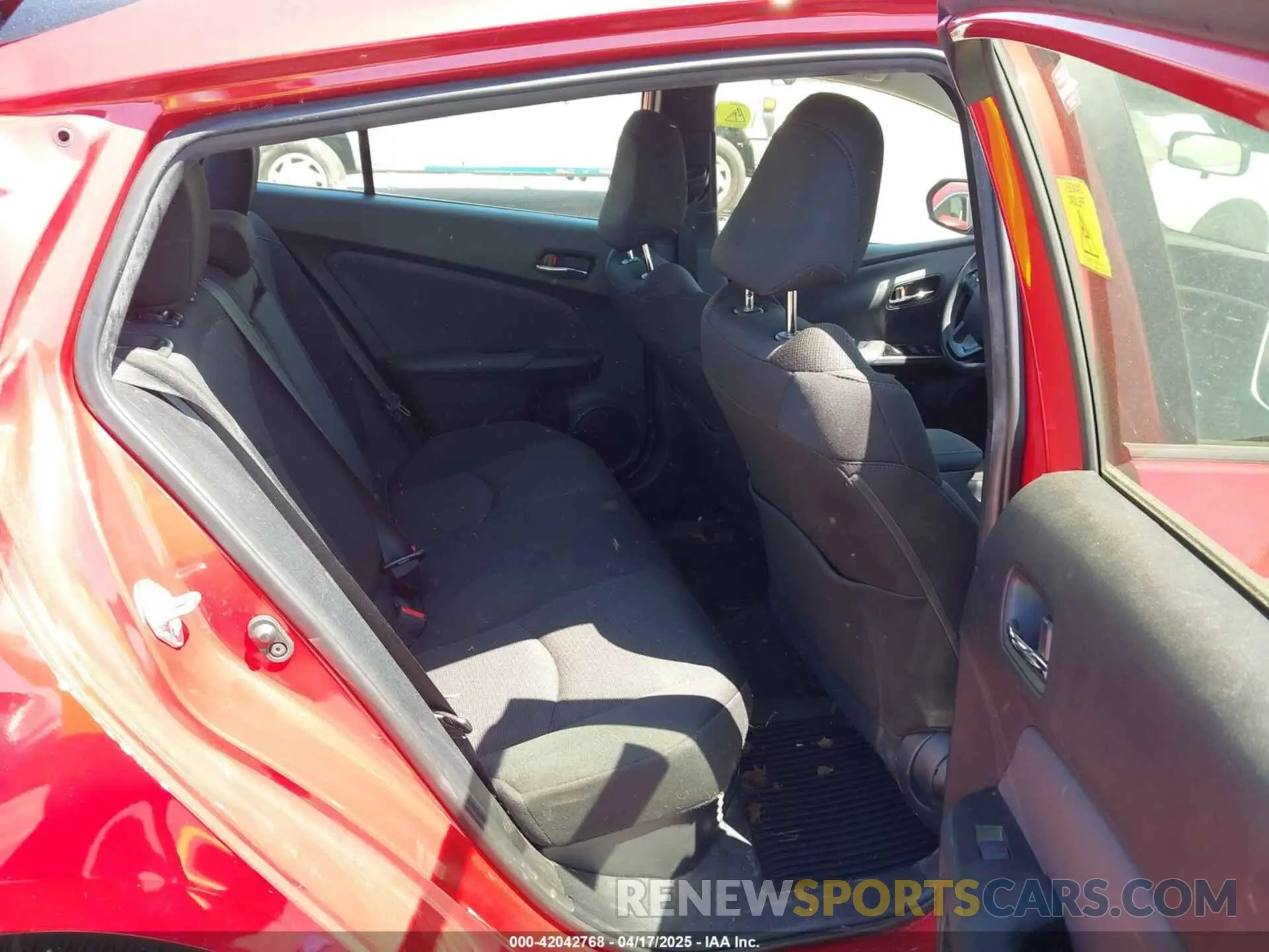 8 fotografías del automóvil dañado JTDKAMFU6N3158307 TOYOTA PRIUS 2022