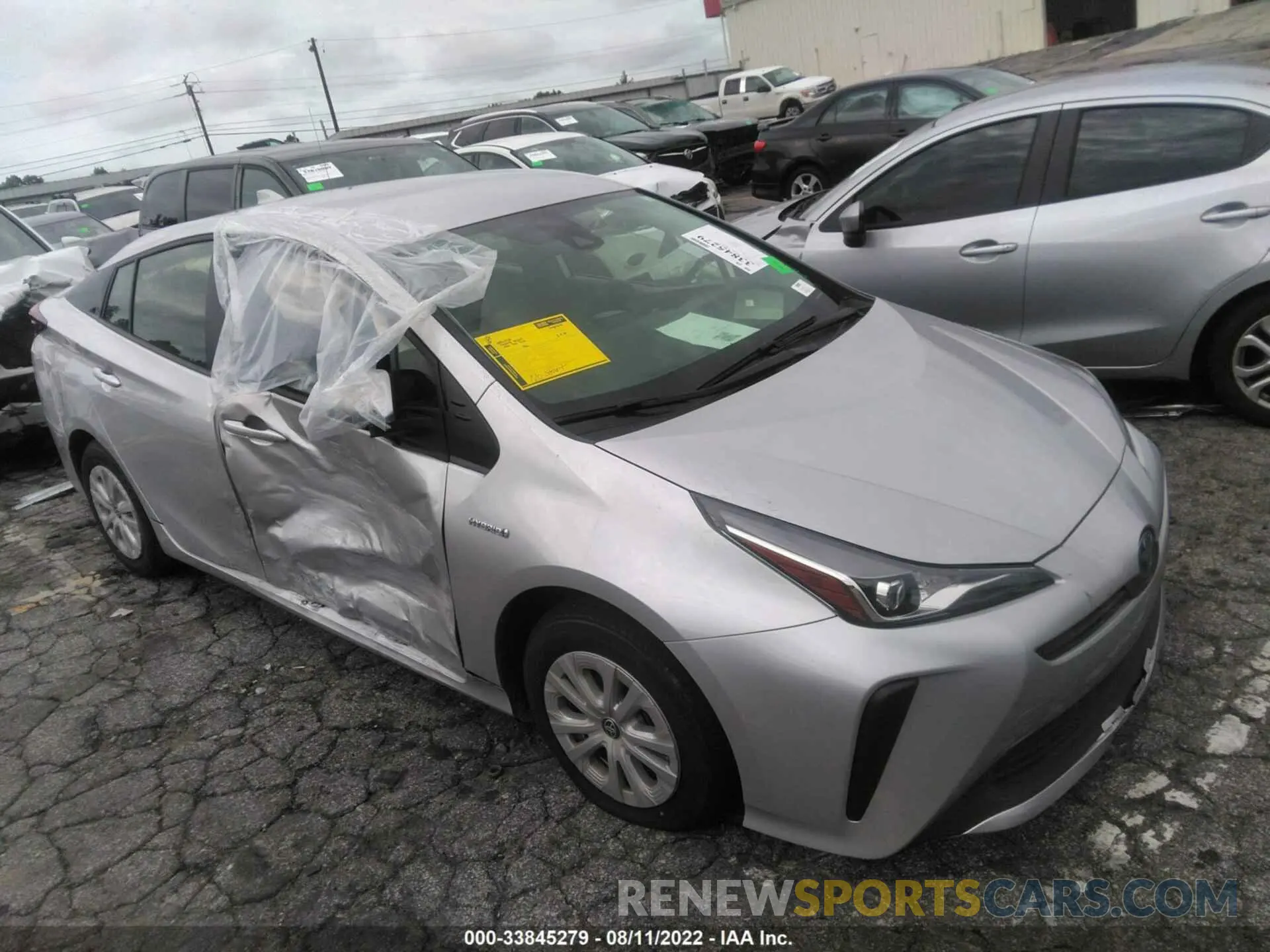 1 fotografías del automóvil dañado JTDKAMFU6N3159683 TOYOTA PRIUS 2022