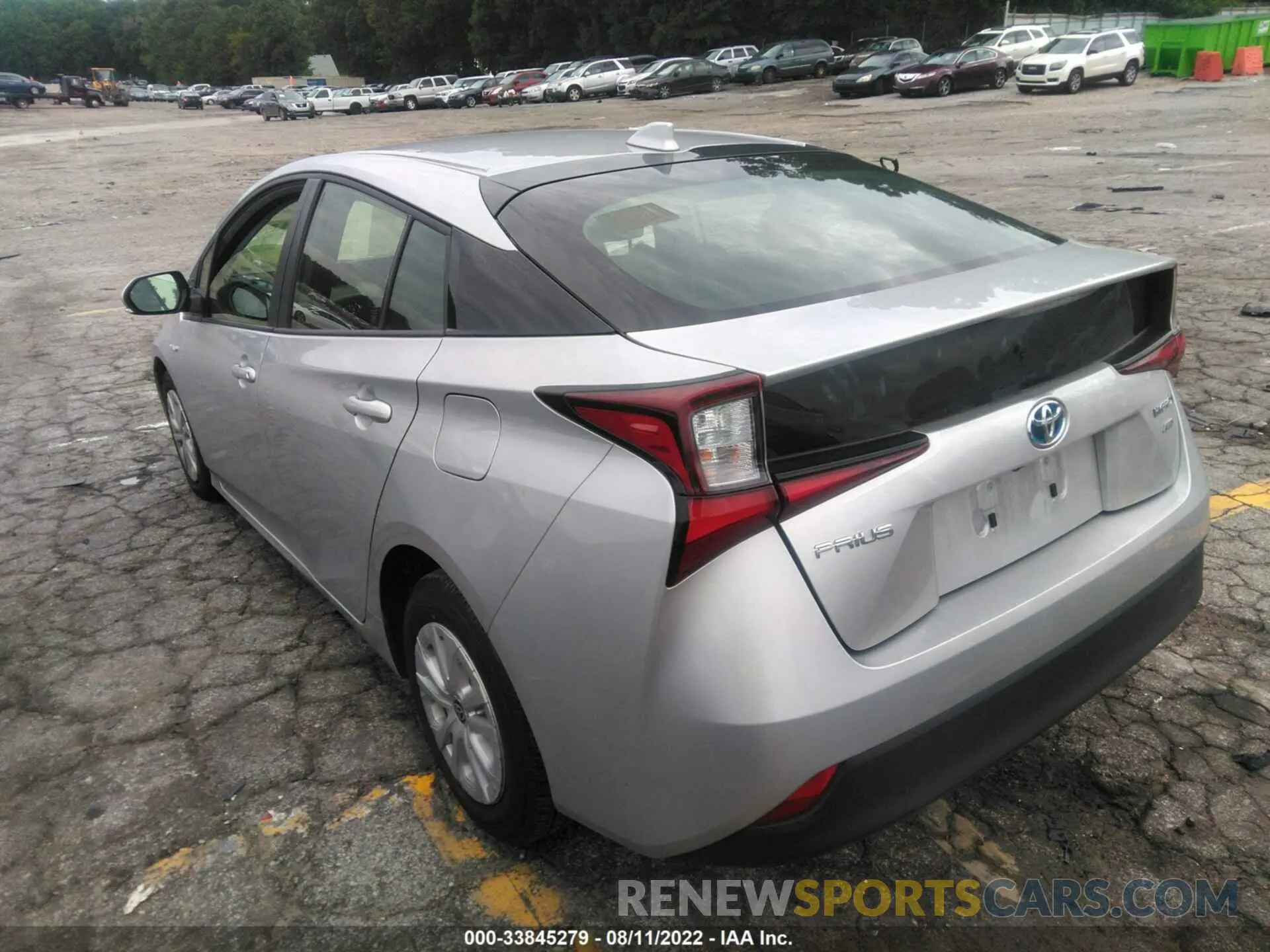 3 fotografías del automóvil dañado JTDKAMFU6N3159683 TOYOTA PRIUS 2022